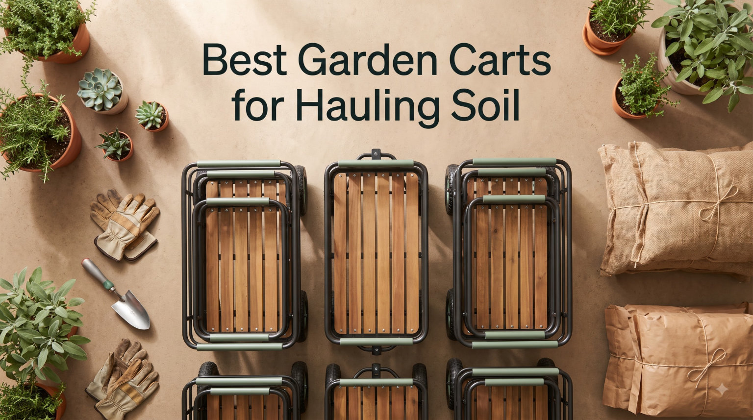 Best Garden Carts for Hauling Soil