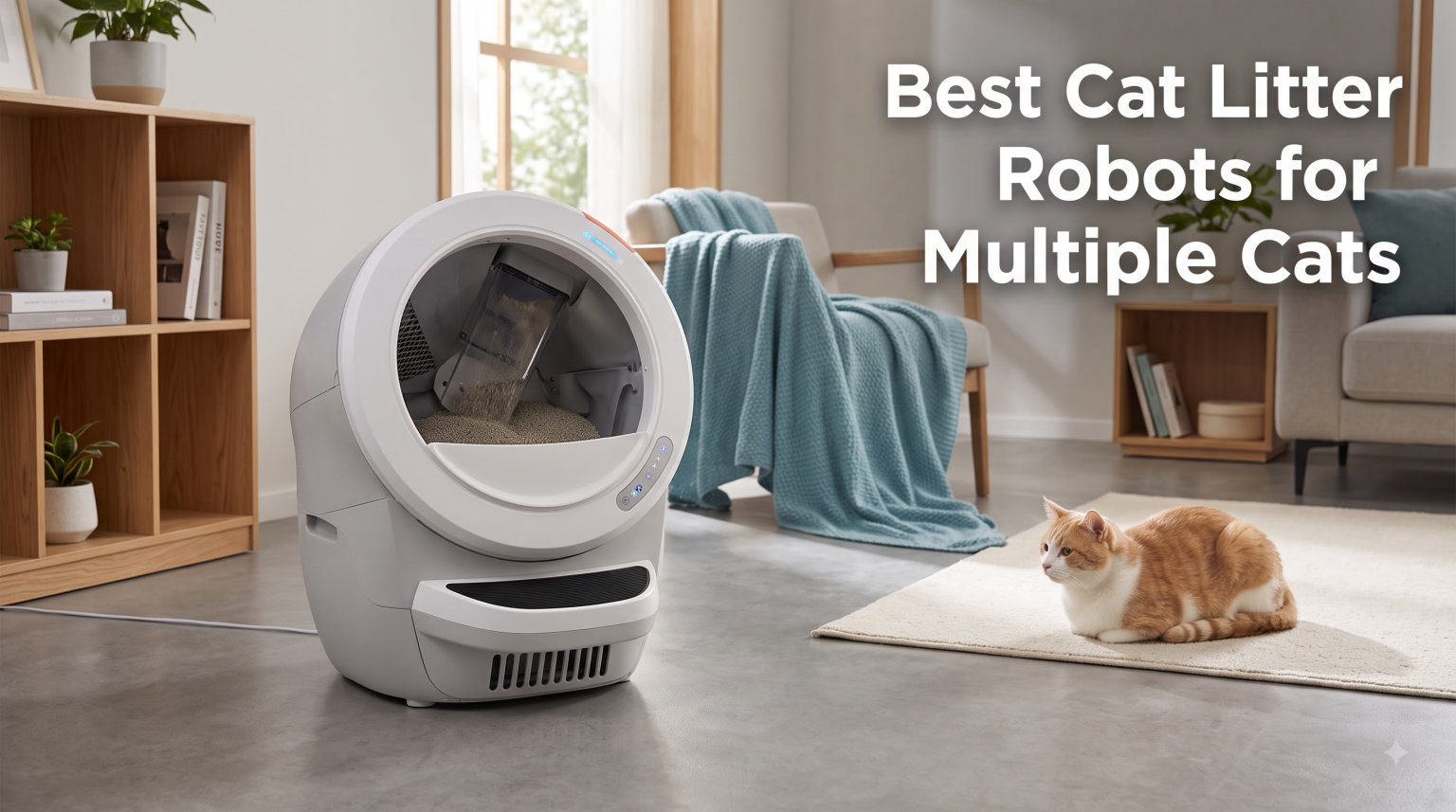 Best Cat Litter Robots for Multiple Cats
