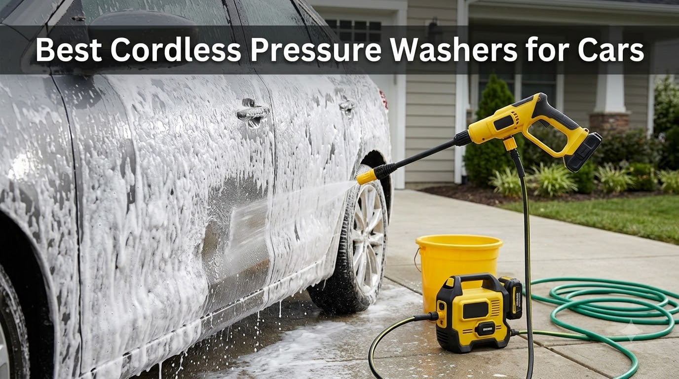 Best Cordless Pressure Washers for Cars