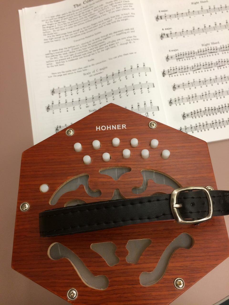 Hohner D40 Concertina w/Padded Gig Bag customer photo 2