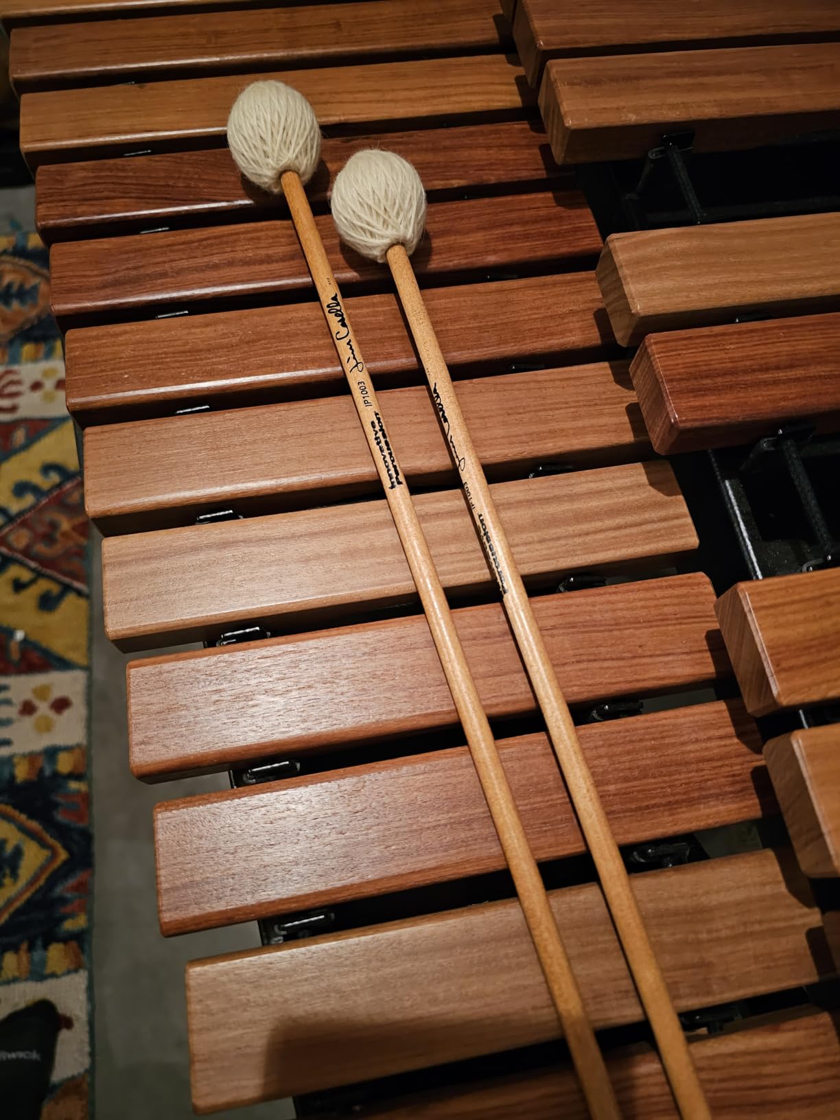 Innovative Percussion IP1003 Jim Casella Series Hard Marimba Mallets with Birch Handles customer photo 1