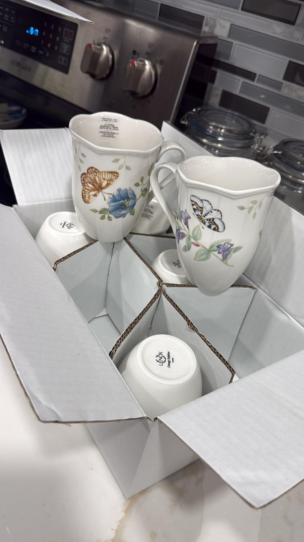 Lenox Butterfly Meadow Porcelain 18-Piece Dinnerware Set for 6 customer photo 2