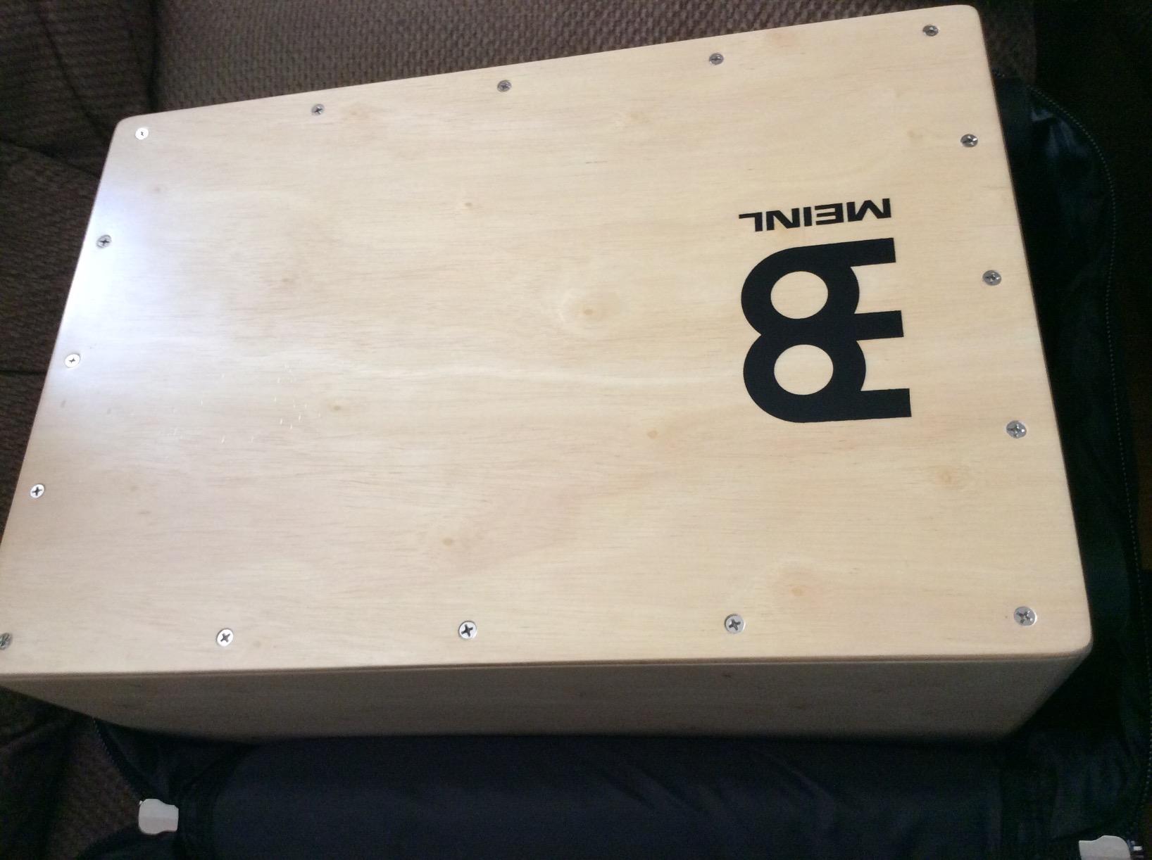Meinl Percussion HCAJ1NT Headliner Series Wood String Cajon for Adjustable Snare Effect, Full Size (VIDEO) customer photo 2