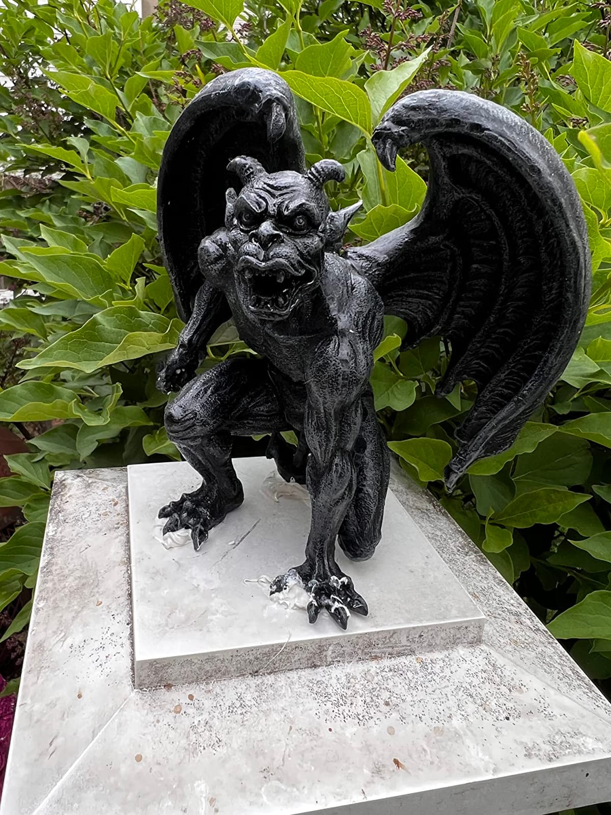 Private Label Evil Winged Devil Gargoyle Statue Sculpture customer photo 2