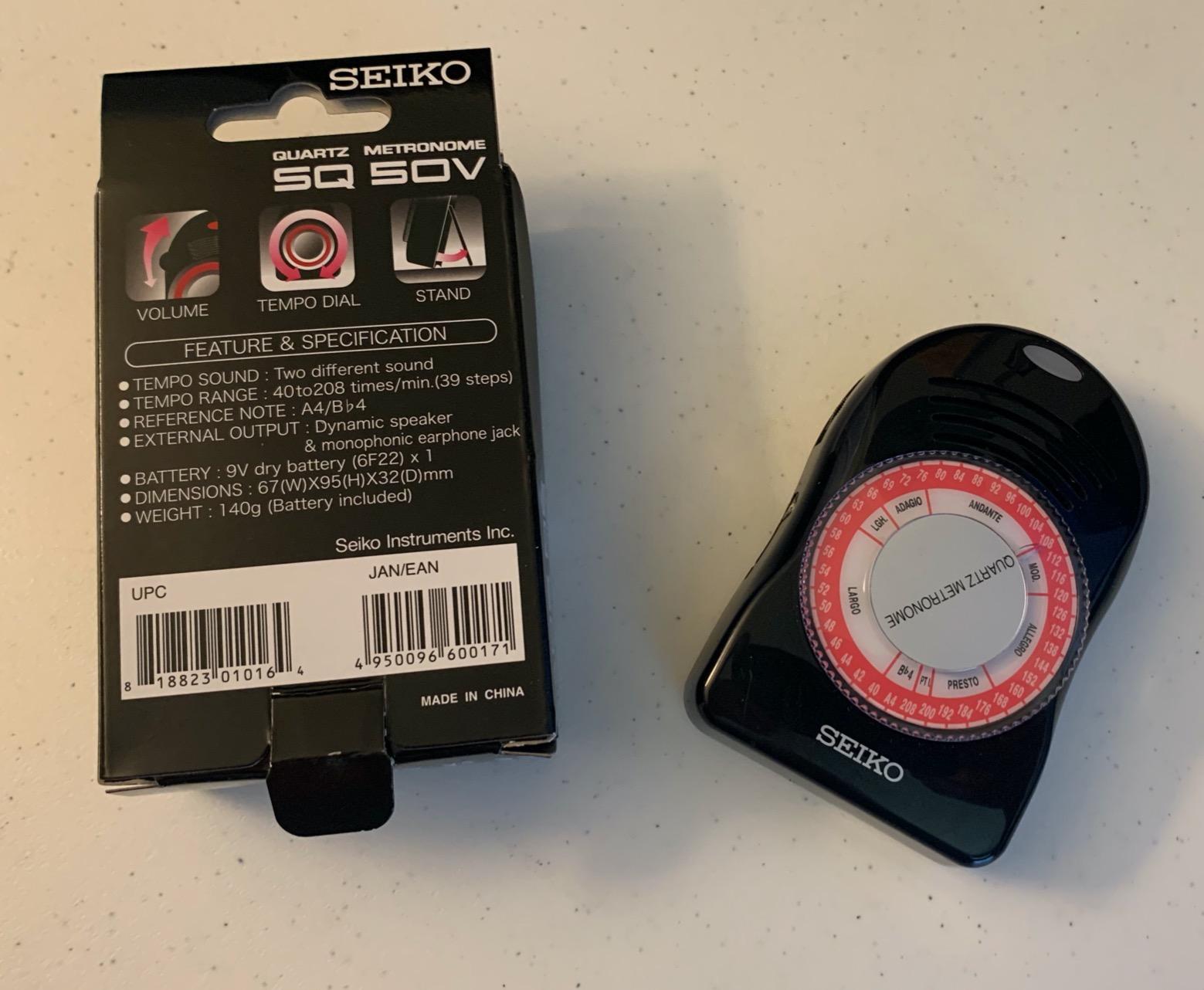Seiko SQ50-V Quartz Metronome Tuner customer photo 1