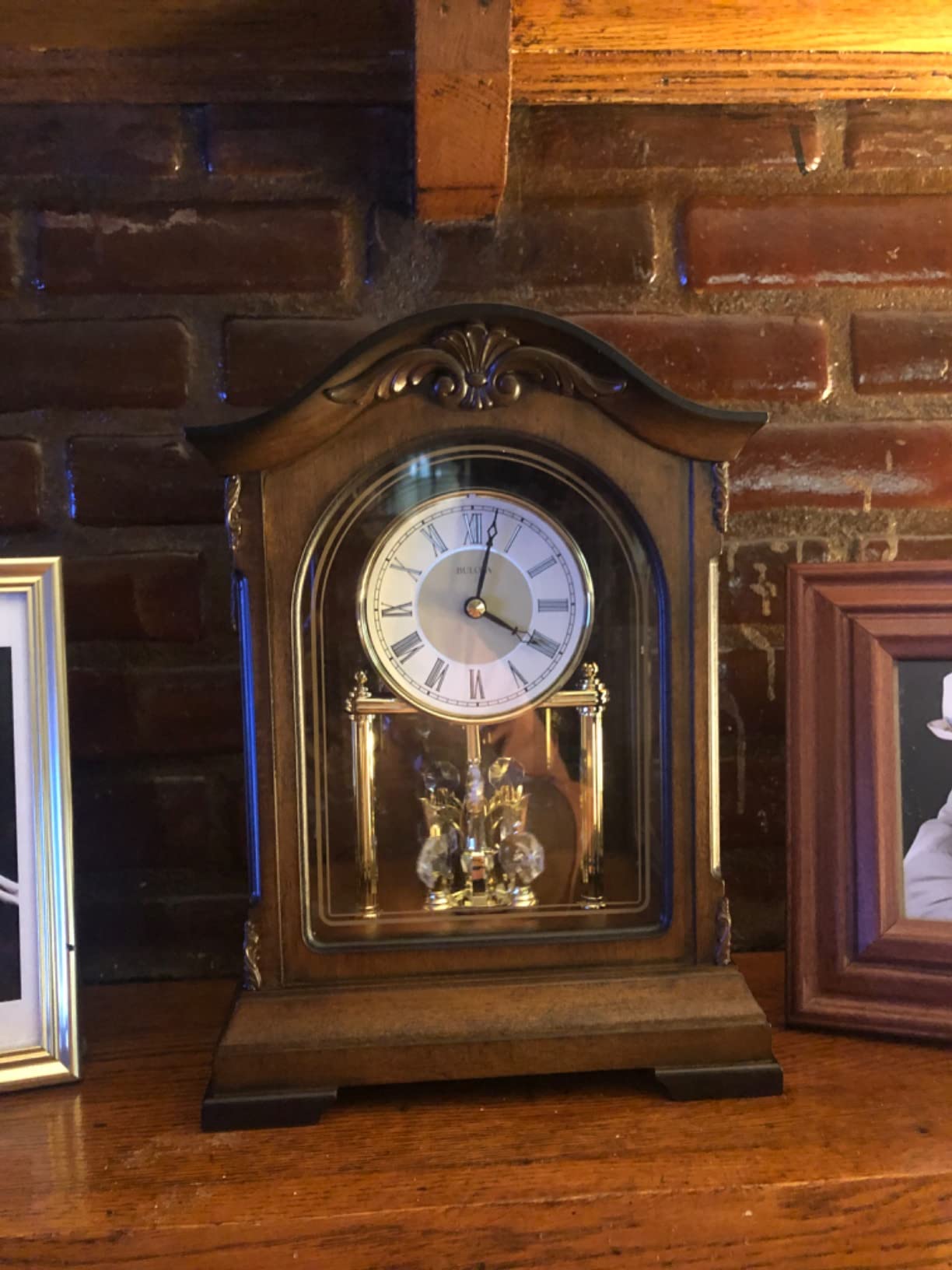 Bulova B1845 Durant Chiming Clock, Walnut customer photo 1