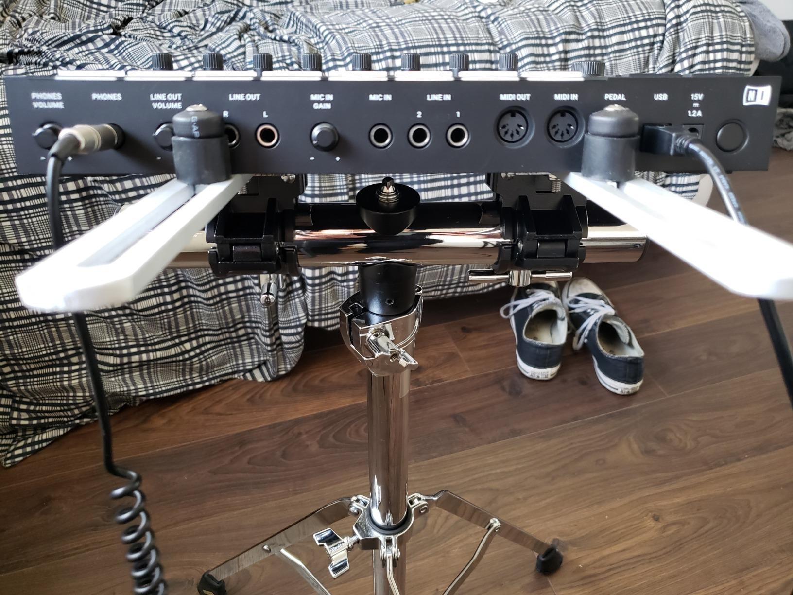 Electronic Drum Mount Station Adjustable Laptop & Audio Mixer Stand (GEMS) customer photo 1