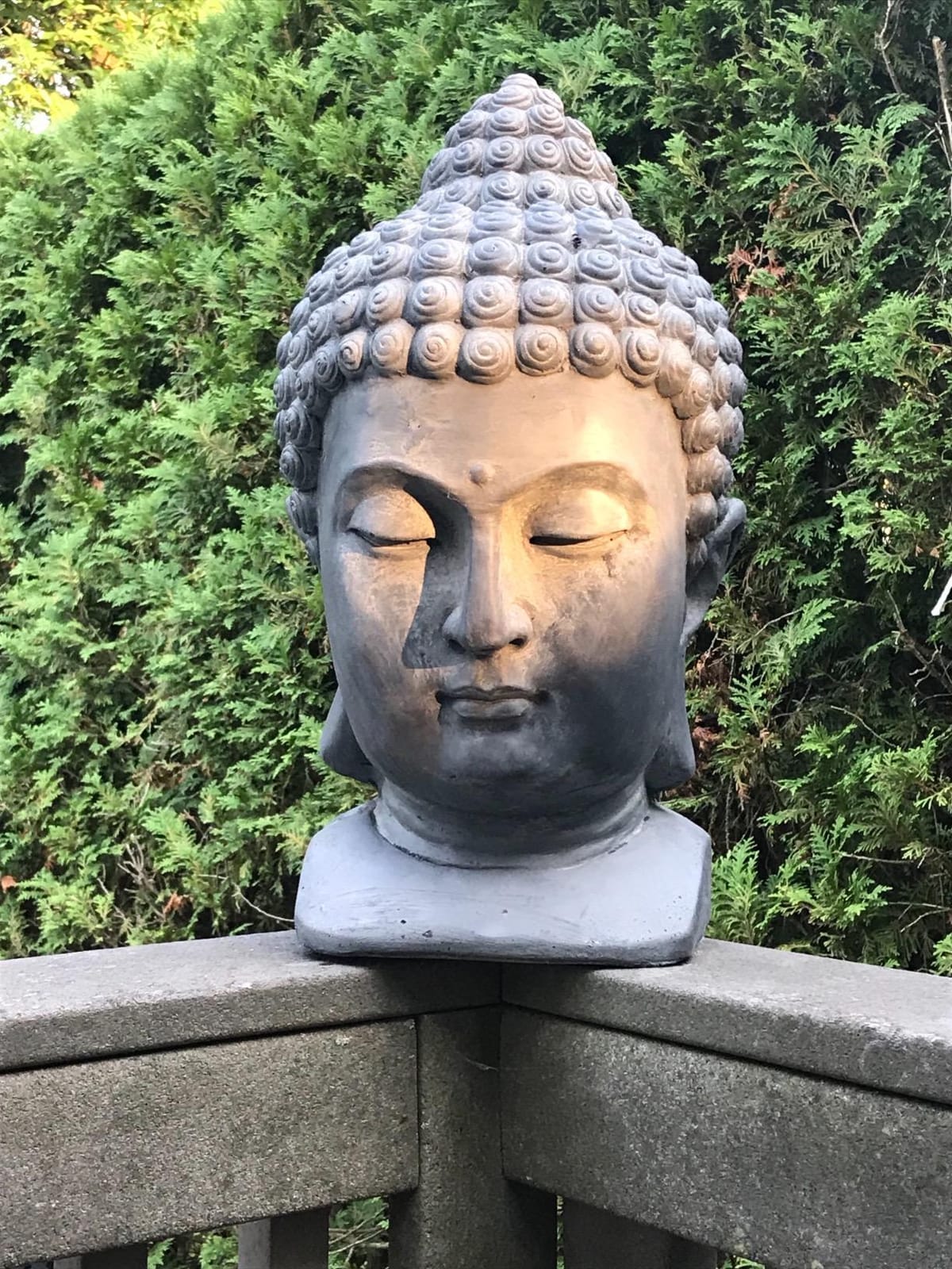 John Timberland Meditating Buddha Head 18 1/2