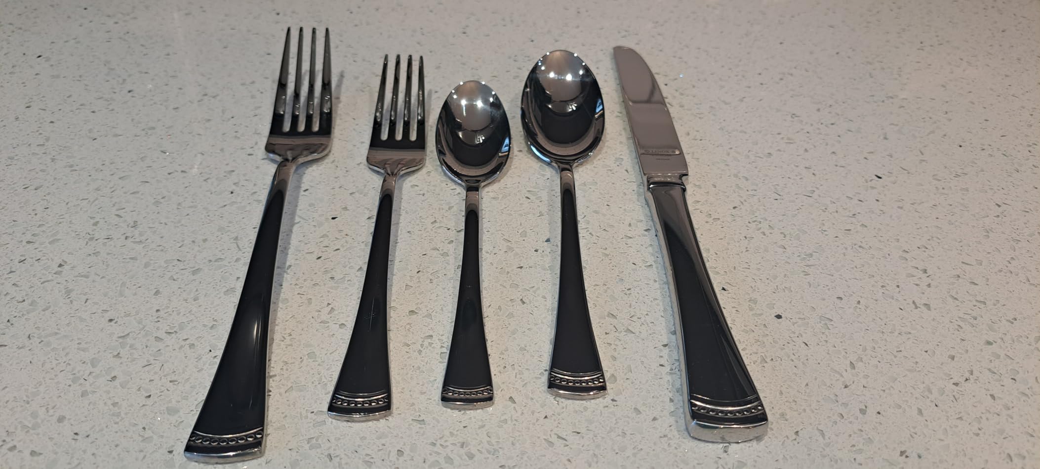 Lenox Portola 65-Piece 18/10 Silverware Set for 12, Flatware customer photo 1
