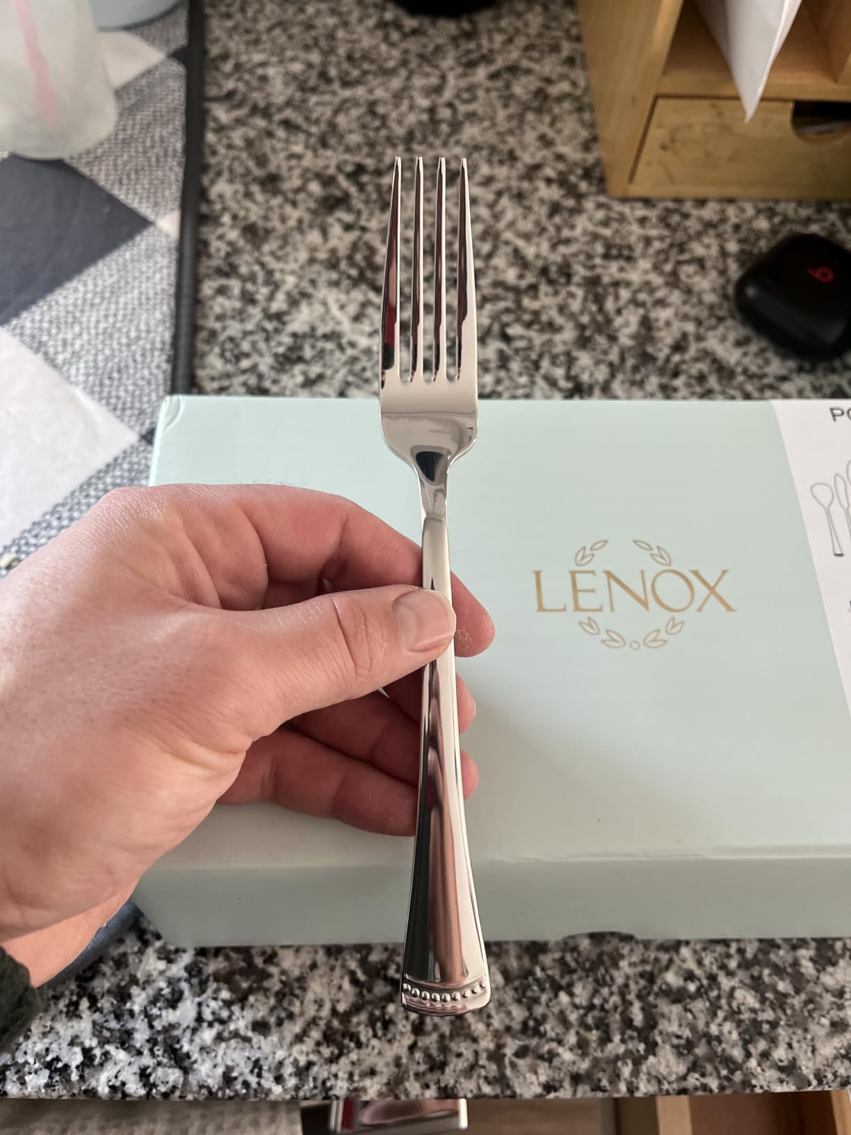 Lenox Portola 65-Piece 18/10 Silverware Set for 12, Flatware customer photo 2