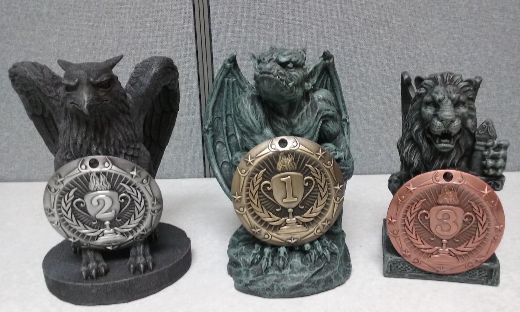 Poised Protector Winged Gargoyle Statue Guardian customer photo 2