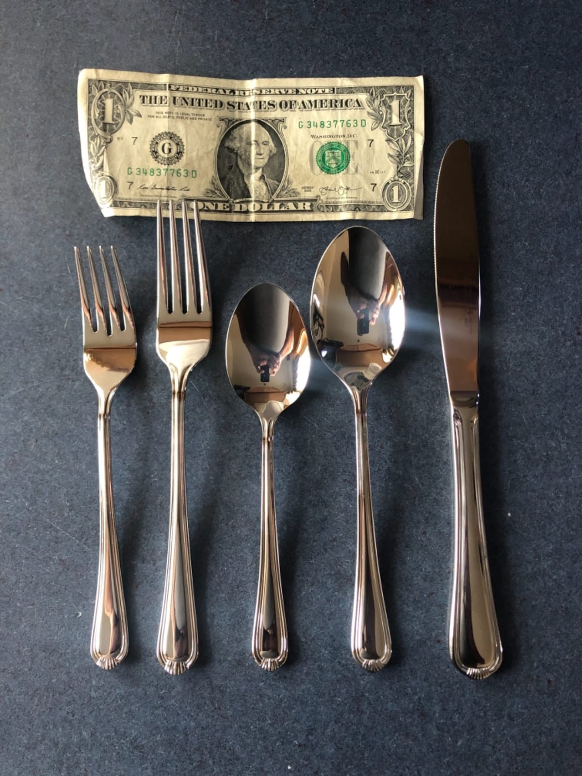 Henckels Alcea 65-Pc Flatware Set, 18/10 Stainless Steel customer photo 1