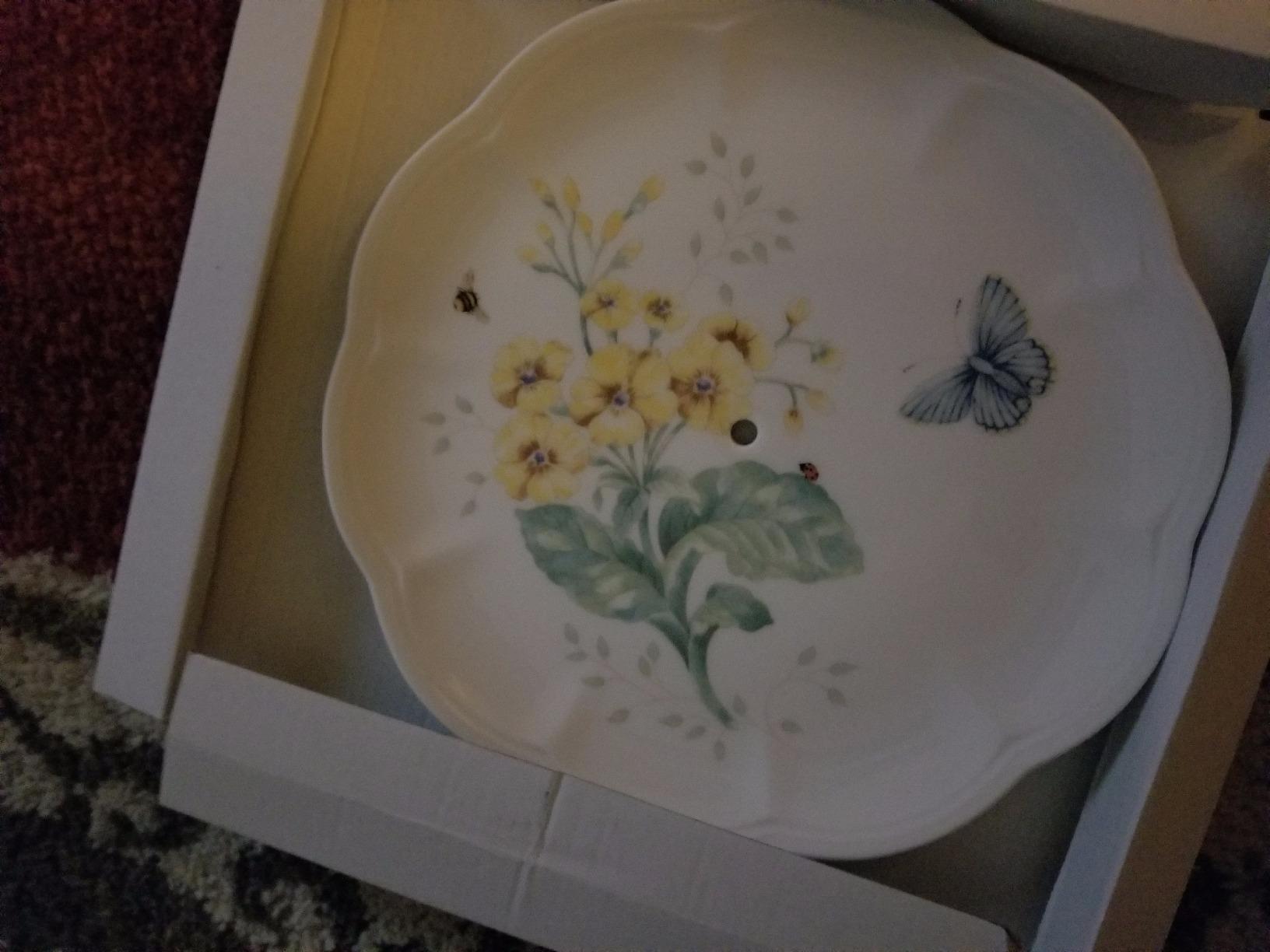 Lenox Butterfly Meadow Porcelain 3-Tier Serving Tray customer photo 1