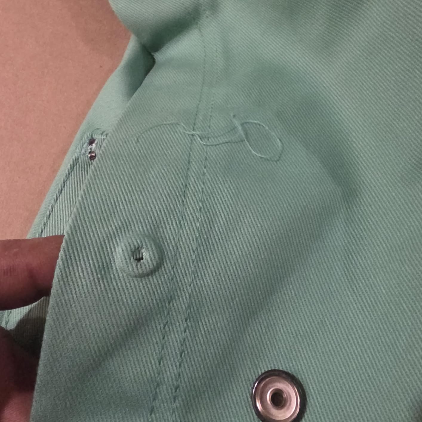 MAGID SparkGuard Flame Resistant Green Welding Jacket, 1 Jacket customer photo 2