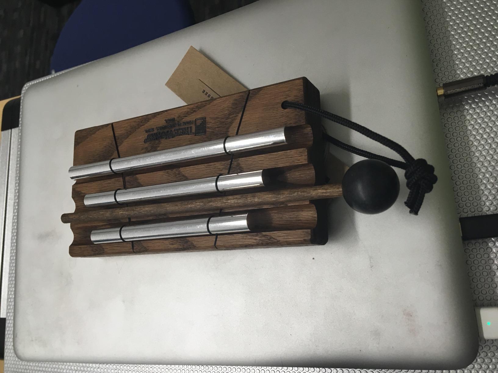TreeWorks Chimes Energy Chime, Single Note –– MADE IN U.S.A. –– For Meditation, Classrooms, Sound Healing or Yoga, Includes Mallet customer photo 2