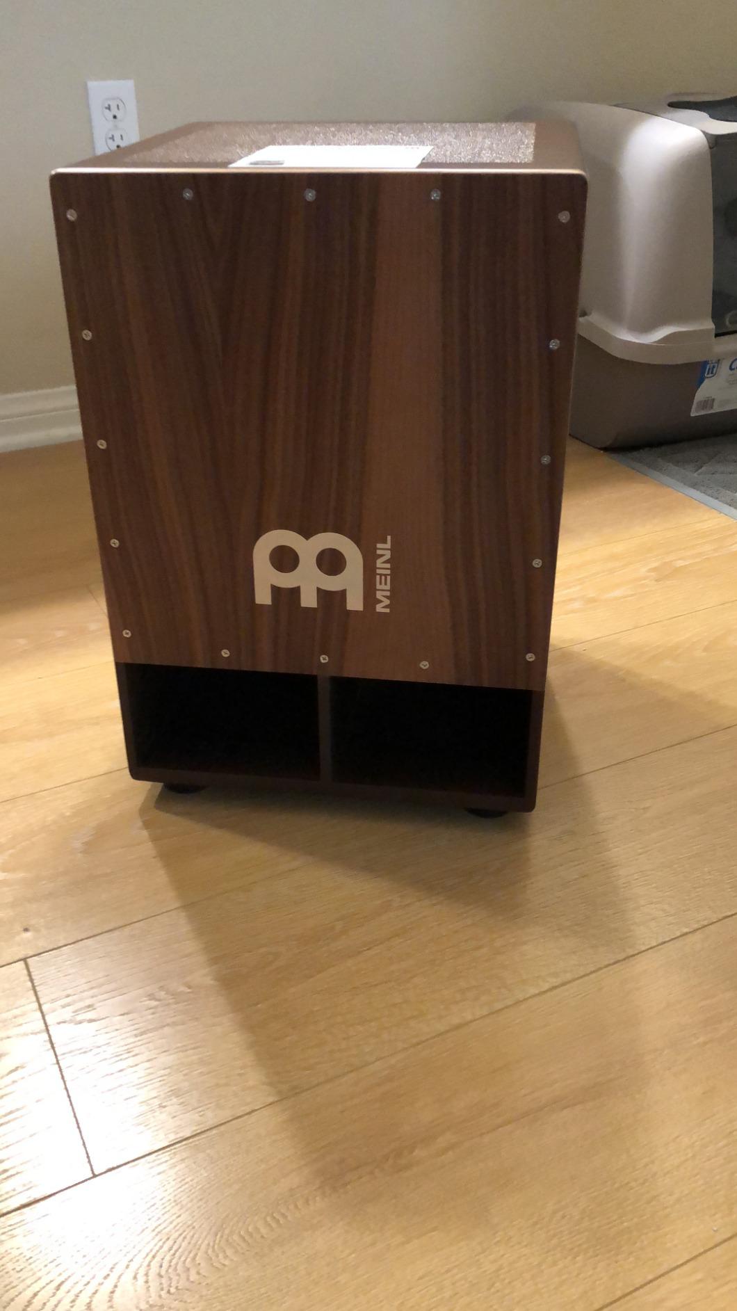 Meinl Percussion SUBCAJ5WN Jumbo Bass Subwoofer Cajon with Internal Snares, Walnut (VIDEO) customer photo 1