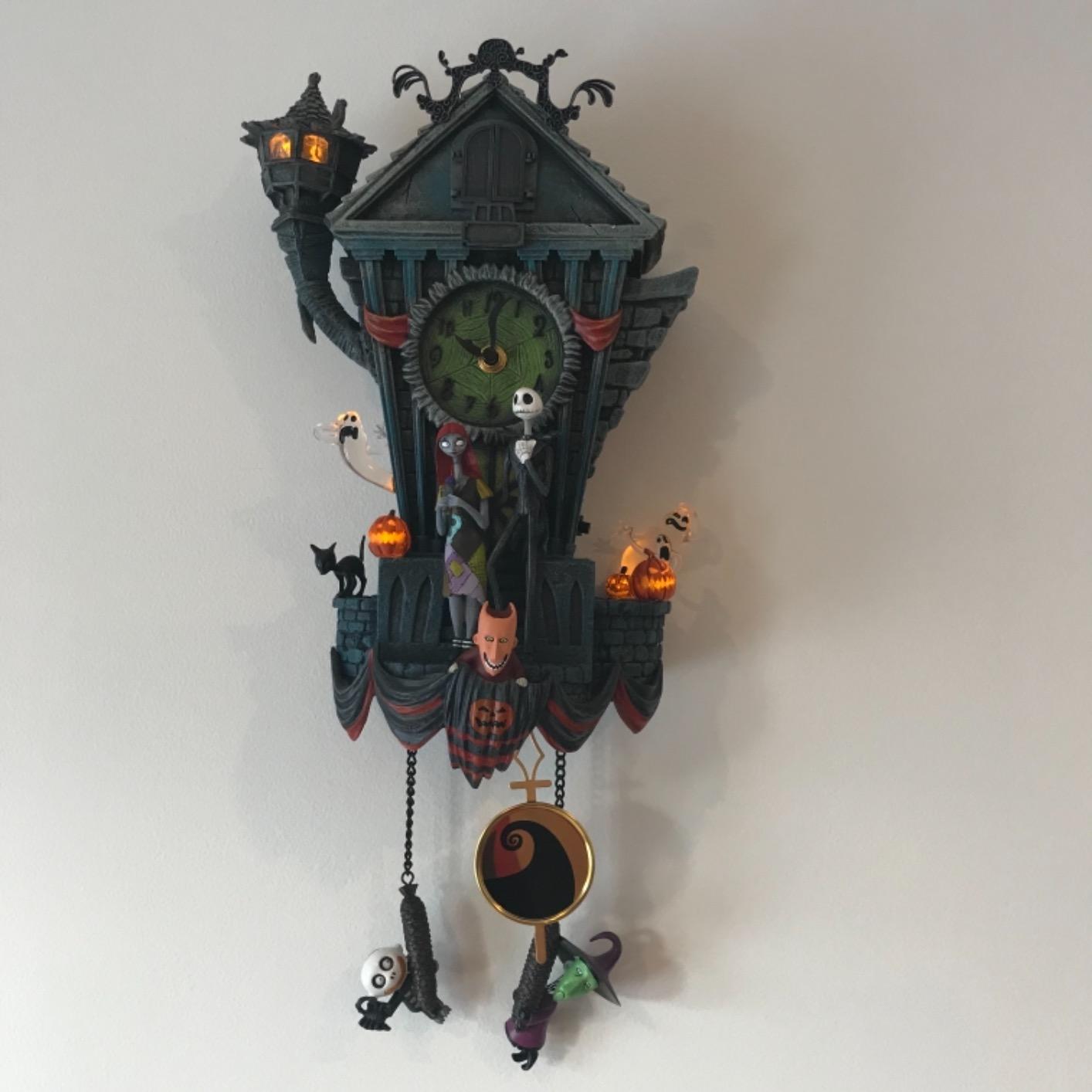 The Bradford Exchange The Nightmare Before Christmas Cuckoo Clock, 21 inches, Musical, Light-Up, Limited Edition customer photo 2