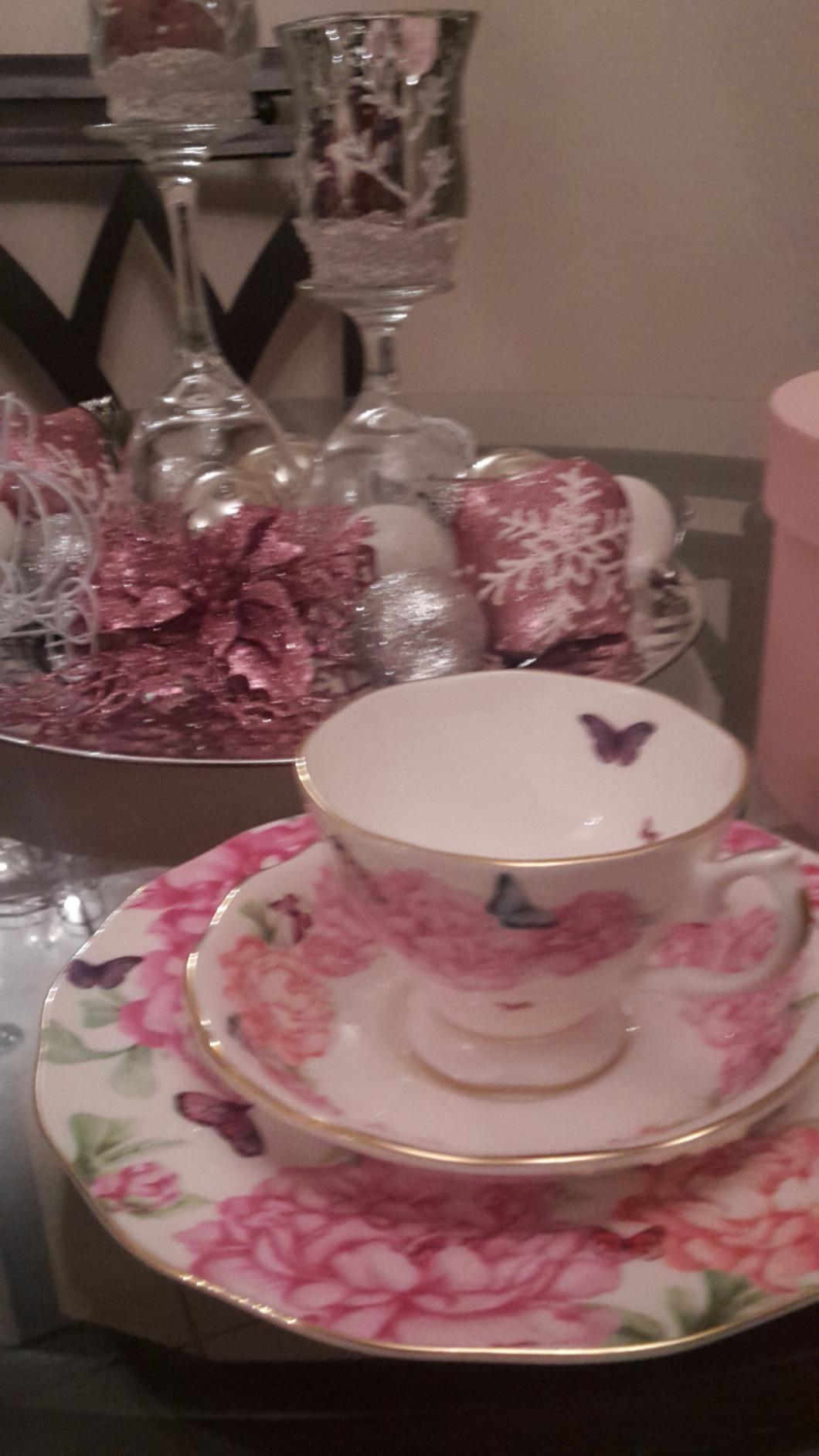 Miranda Kerr For Royal Albert Blessings 3-Piece Set (Teacup, Saucer & Plate 8