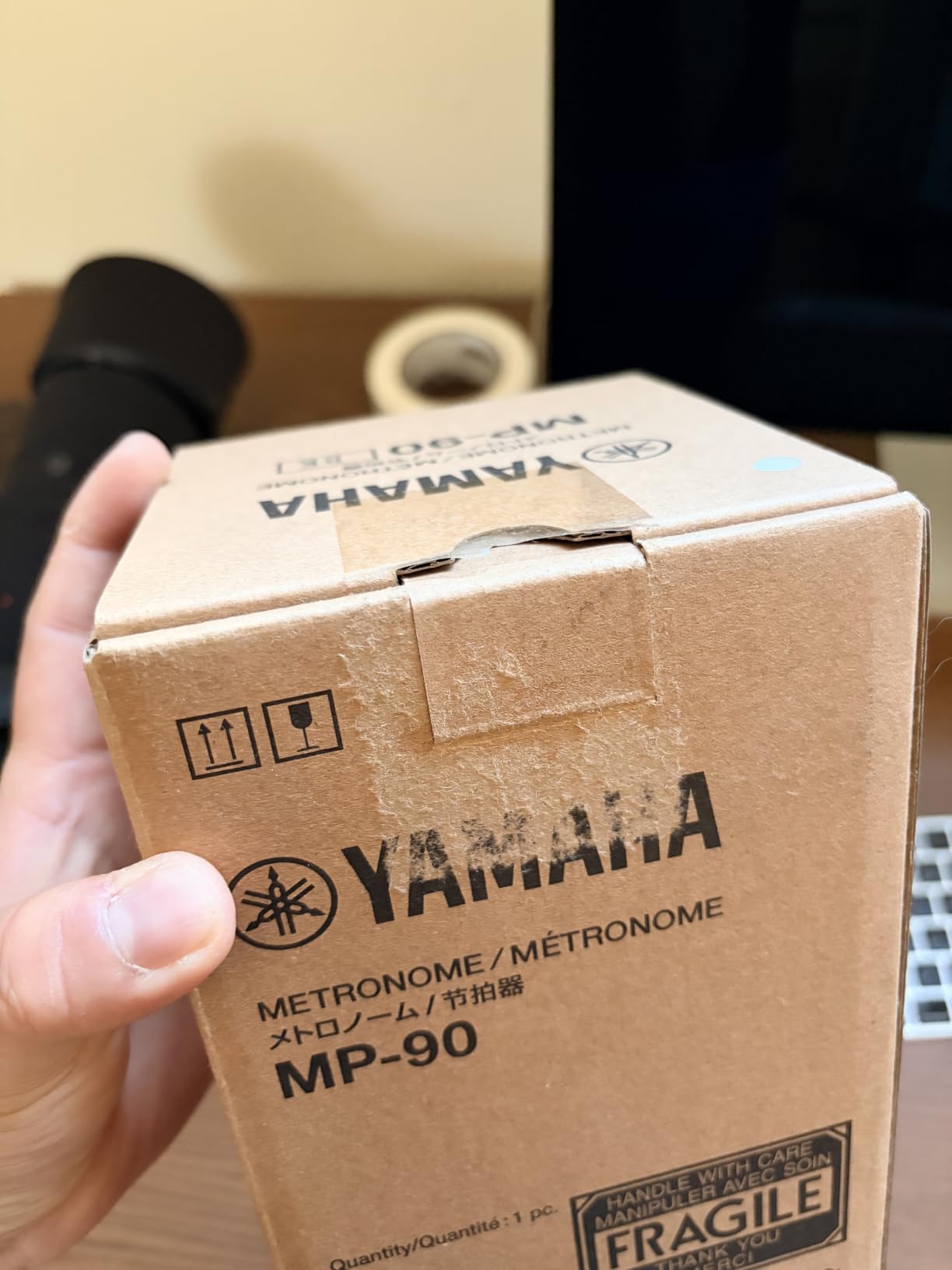 YAMAHA metronome black MP-90BK customer photo 2