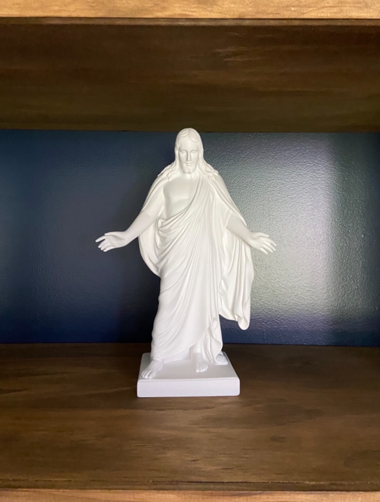 One Moment In Time S4a Christus Statue White Cultured Marble Hand Made Mormon LDS CTR customer photo 1