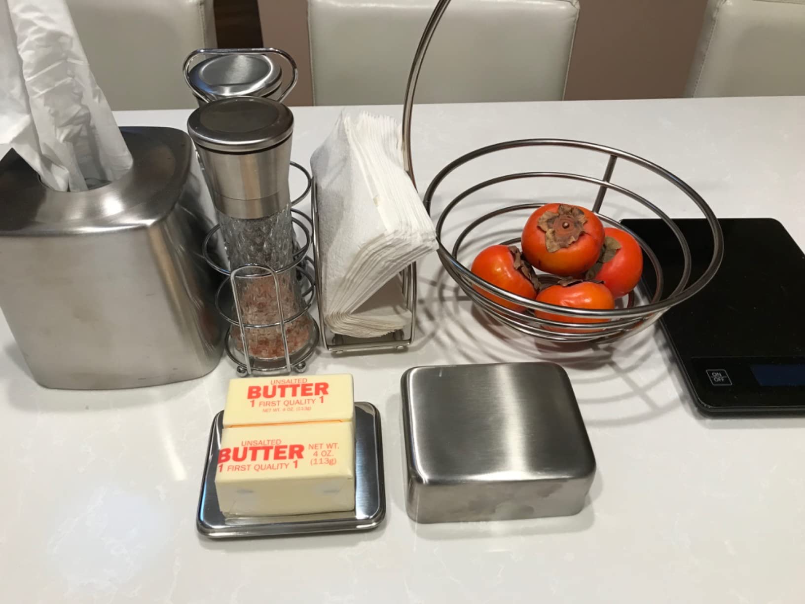 blomus Basic Stainless Steel Butter Dish, Medium customer photo 2