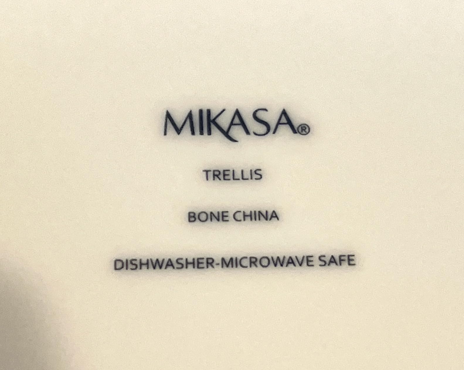 Mikasa Trellis White Bone China Lightweight Chip Resistant Oval Serving Platter, White customer photo 1