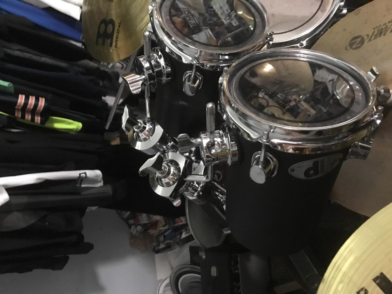 ddrum DECCABON F 1012 Fiberglass Drum Set, 10-12 with Stand customer photo 2