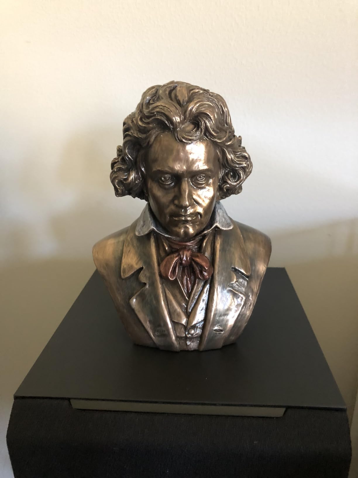 Veronese Design 6 1/2 Inch Ludwig Van Beethoven Bust Cold Cast Resin Bronze Finish Statue Realistic Figurine customer photo 2