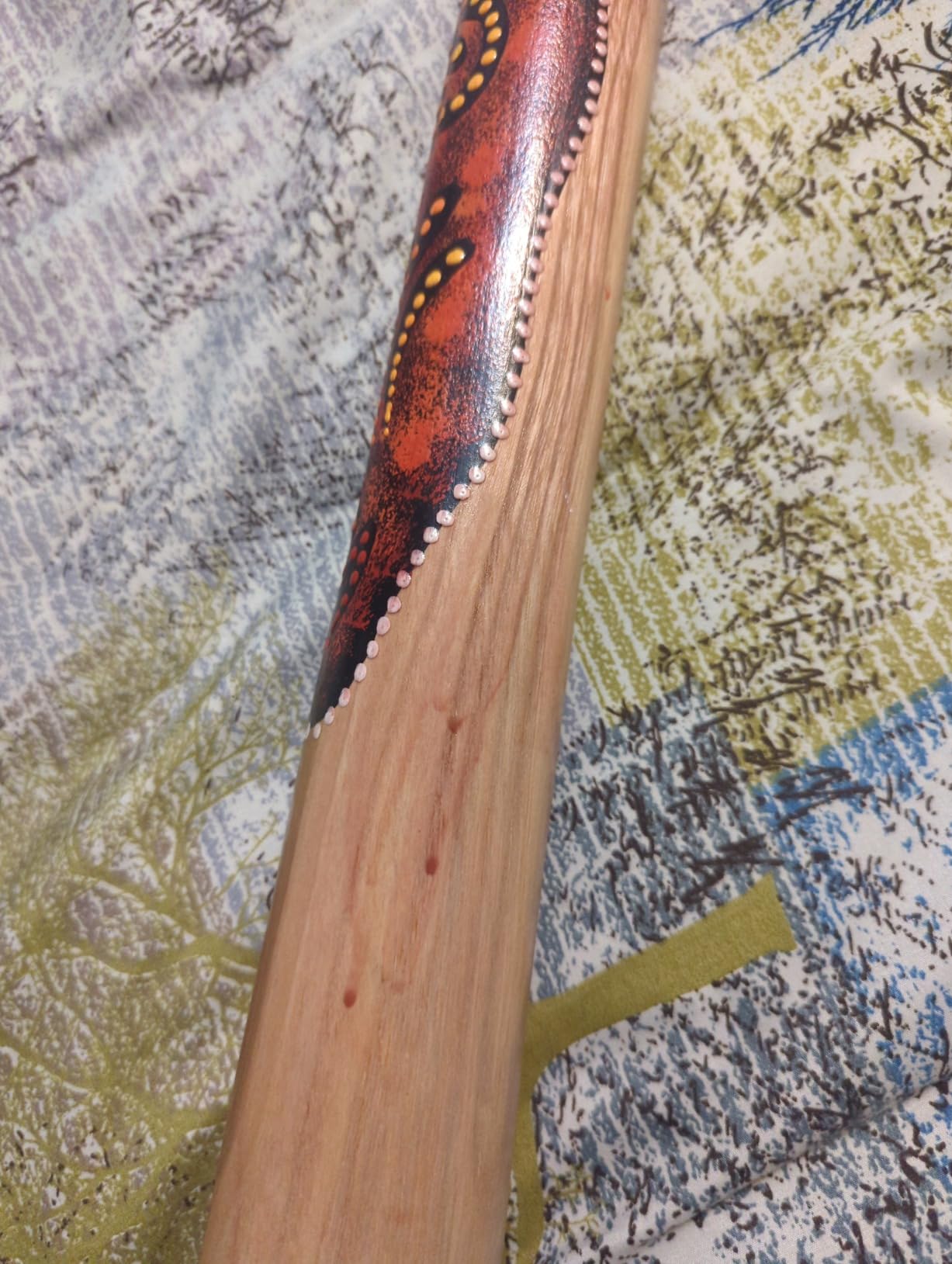 Didgeridoo Teak Wood Painted (51 inch) customer photo 2