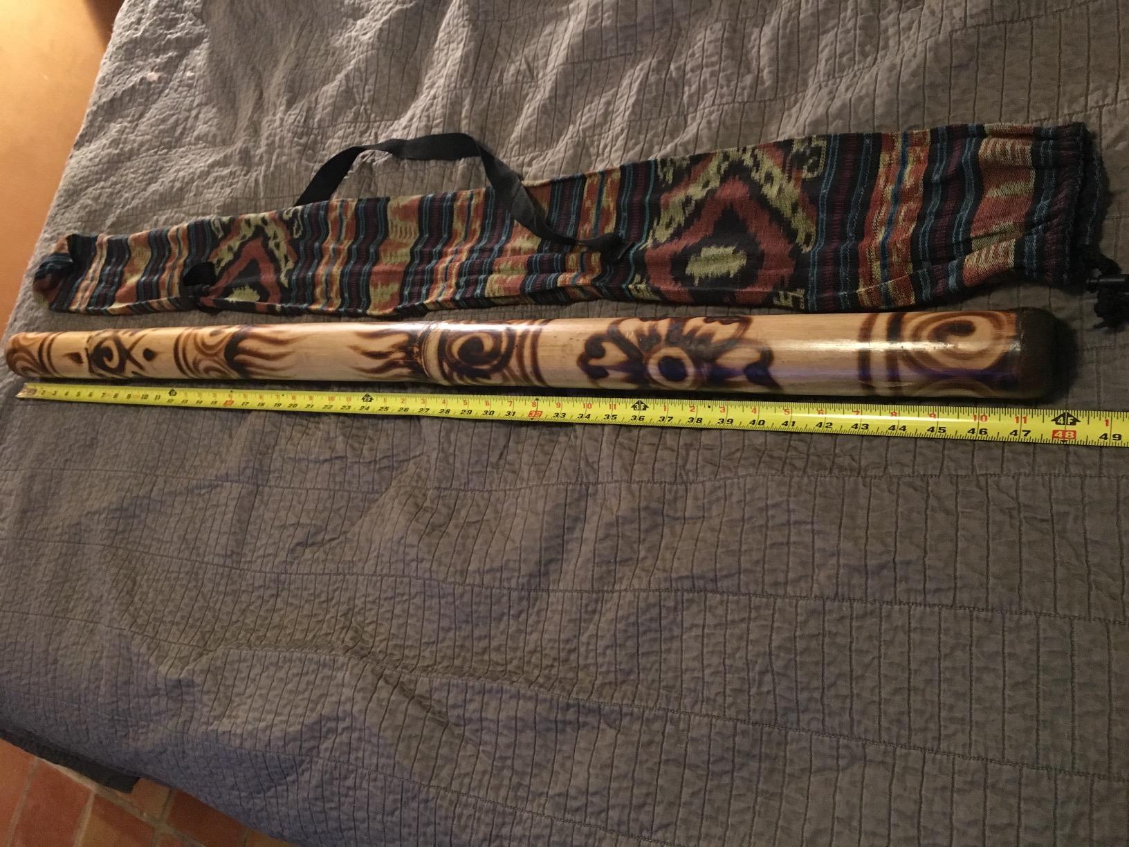 Didgeridoo Bamboo (Burn with random color bag) customer photo 1