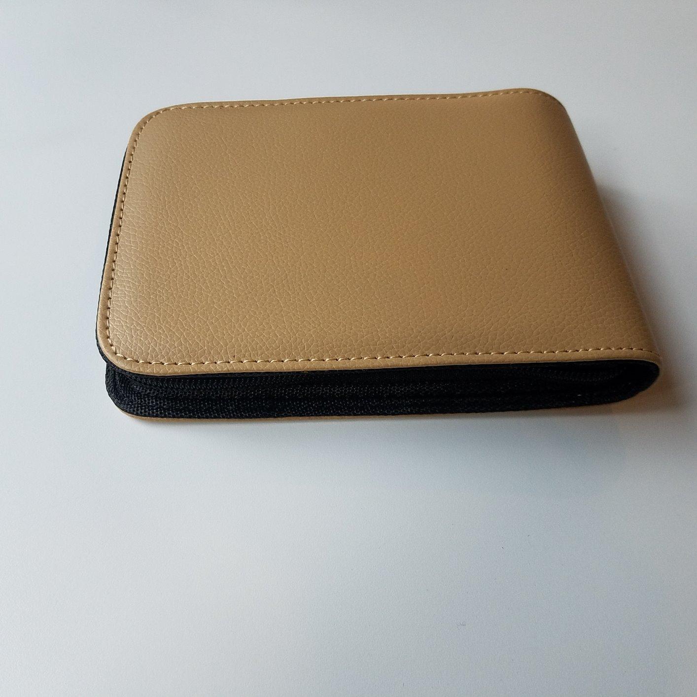 Topoomart Fountain Roller Ball Pen Case Holder PU Leather Bag for 12 Pens Black customer photo 2