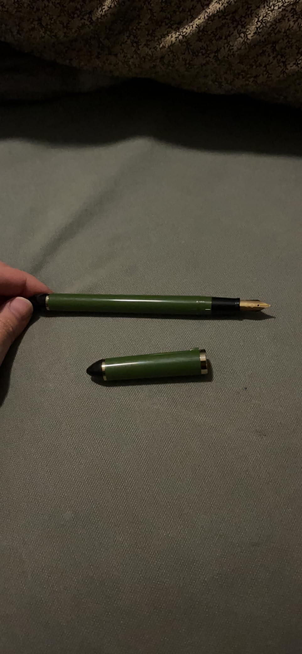 Sailor Fude De Mannen - Stroke Style Calligraphy Fountain Pen - Bamboo Green - Nib Angle 55 Degrees (11-0127-767) - Navy Blue - Nib Angle 40 Degrees (11-0127-740) VALUE SET!! customer photo 1