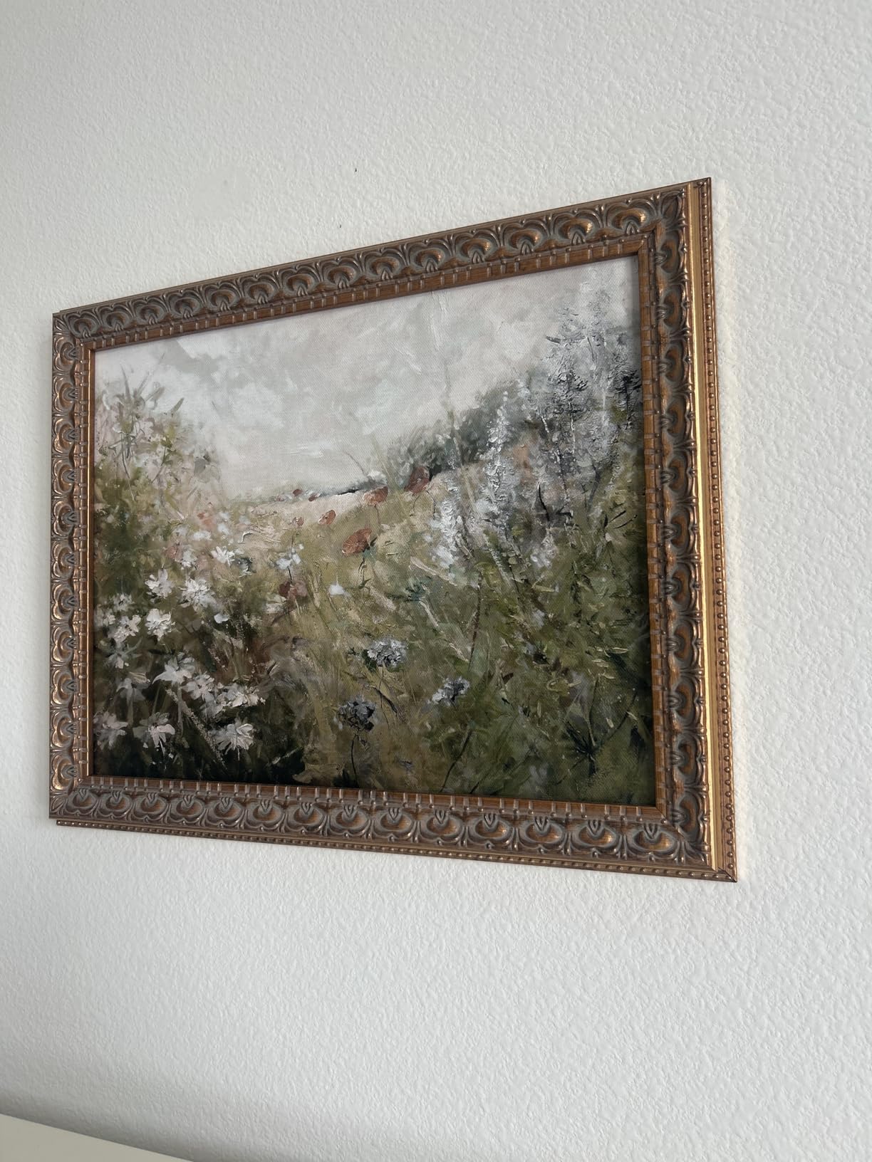 Golden State Art 11x14 Bronze Photo Frame White Mat for 8x10 Real Glass customer photo 2