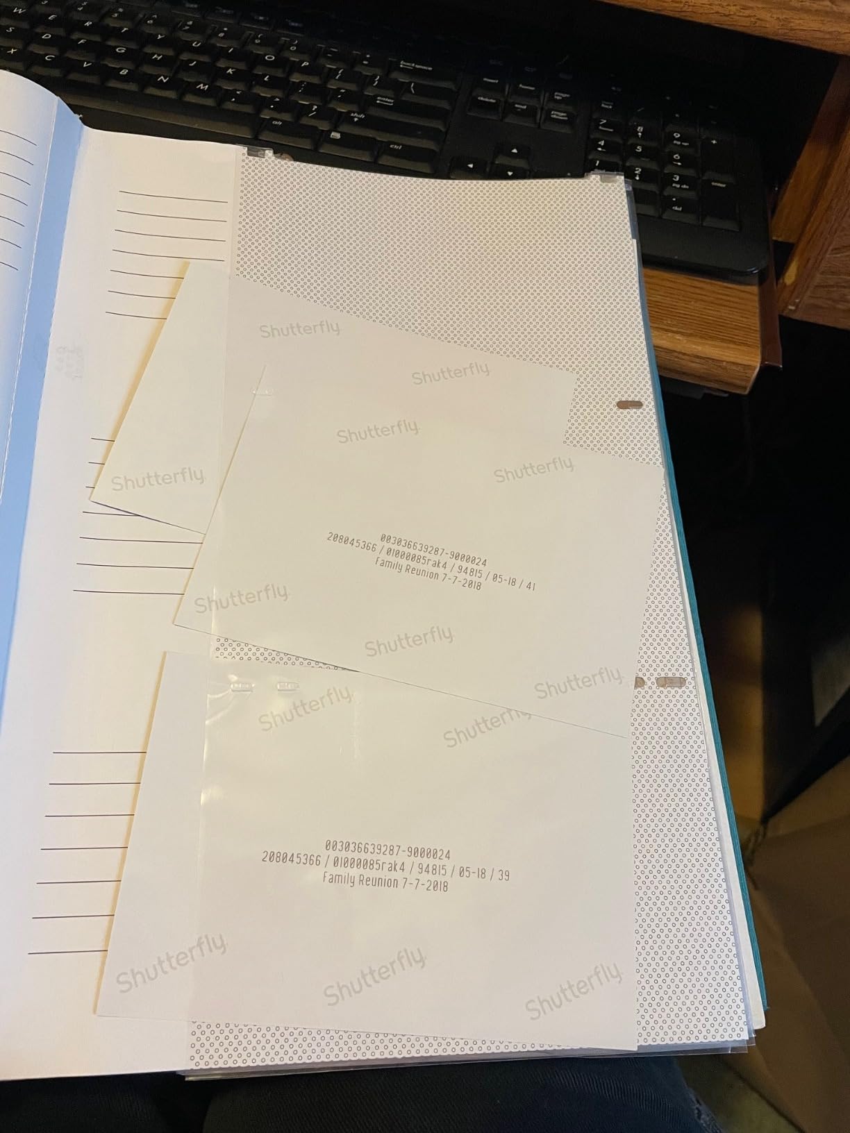 Old Town 2-Pack Bonded Leather Photo Albums, Photo Album 5x7 & 4x6 Slots, Brown customer photo 2