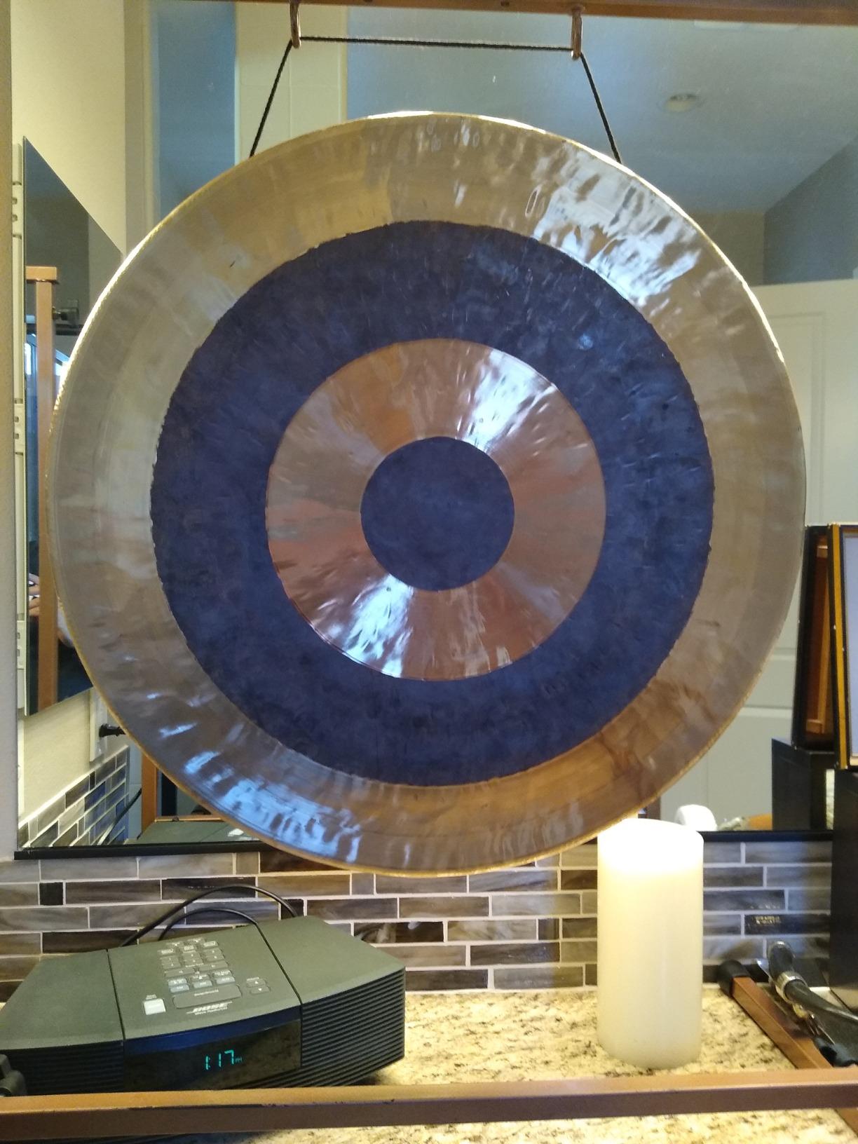Unlimited Subatomic Gongs - Includes Traditional Chinese Gong Mallet & Hanging Rope/Bronze Chinese Gong/For Sound Healing, meditation, & Yoga customer photo 1