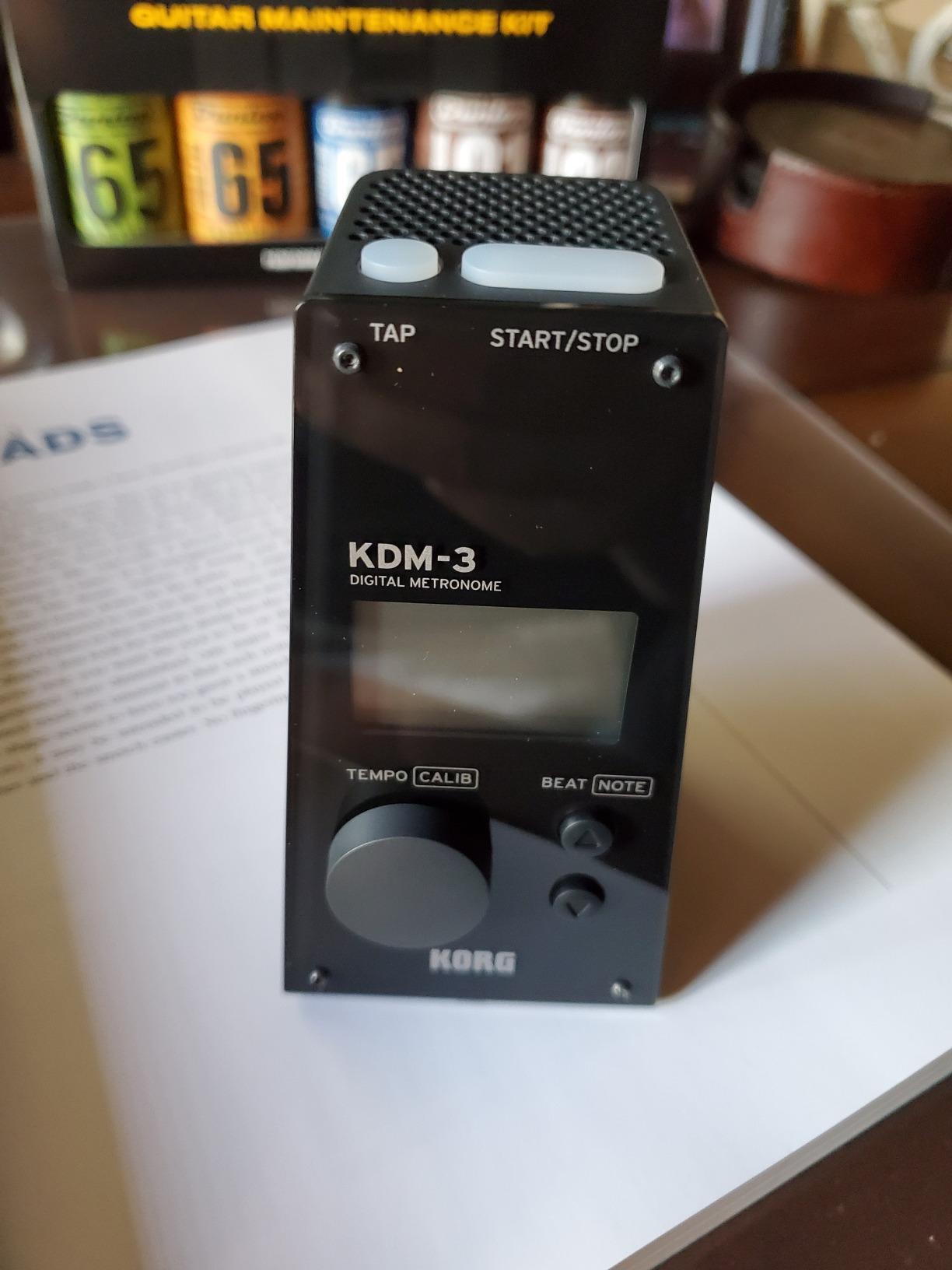 Korg KDM-3 Digital Metronome w/ Memory Backup - Black customer photo 1