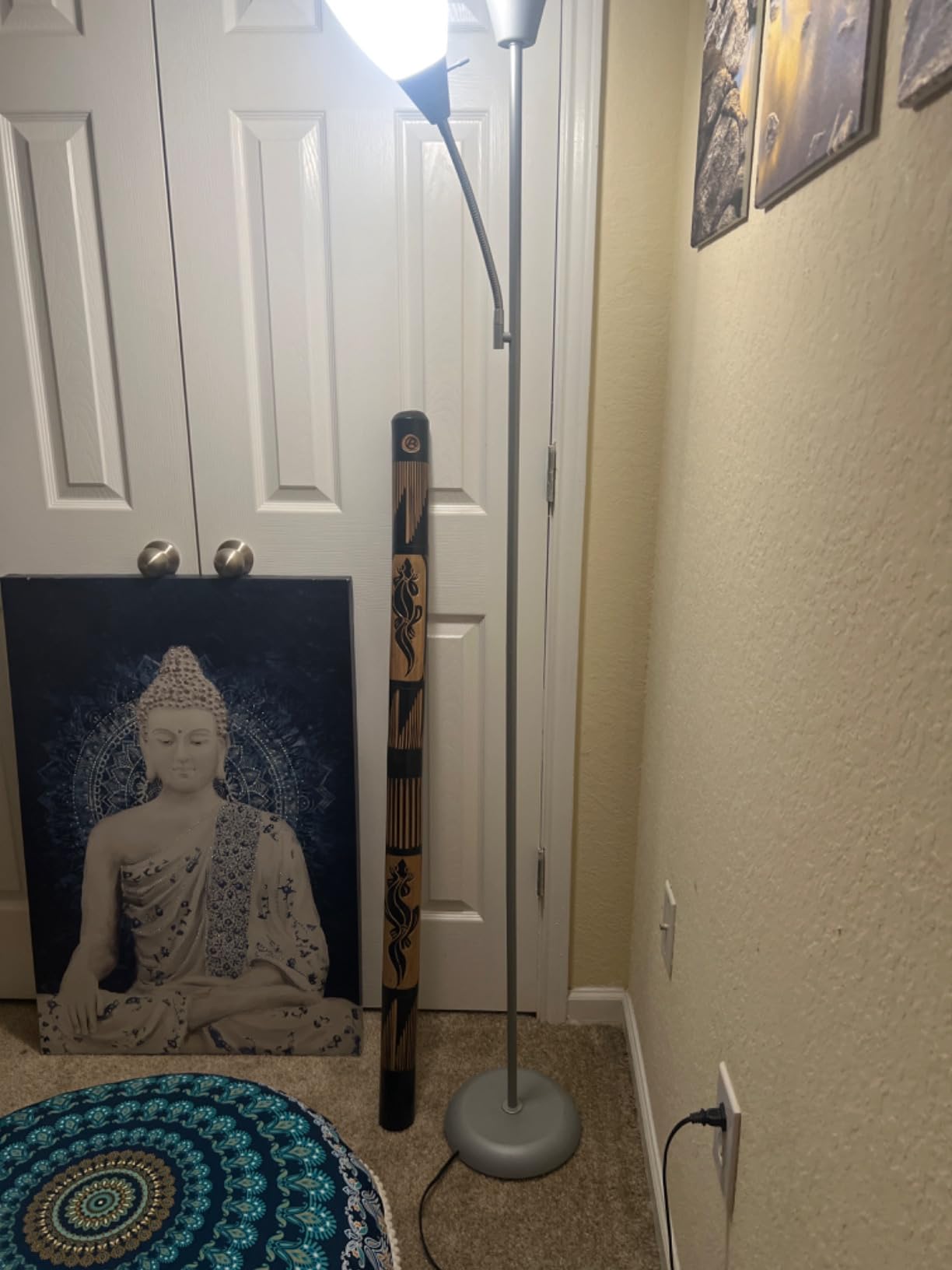 Easy-to-Play Bamboo Didgeridoo for Beginners - Featuring Hand-Carved Designs and Nylon Bag. FREE DIDGERIDOO KEYCHAIN AND DISCOUNT COUPON FOR DIDGERIDOO LESSONS INCLUDED customer photo 2
