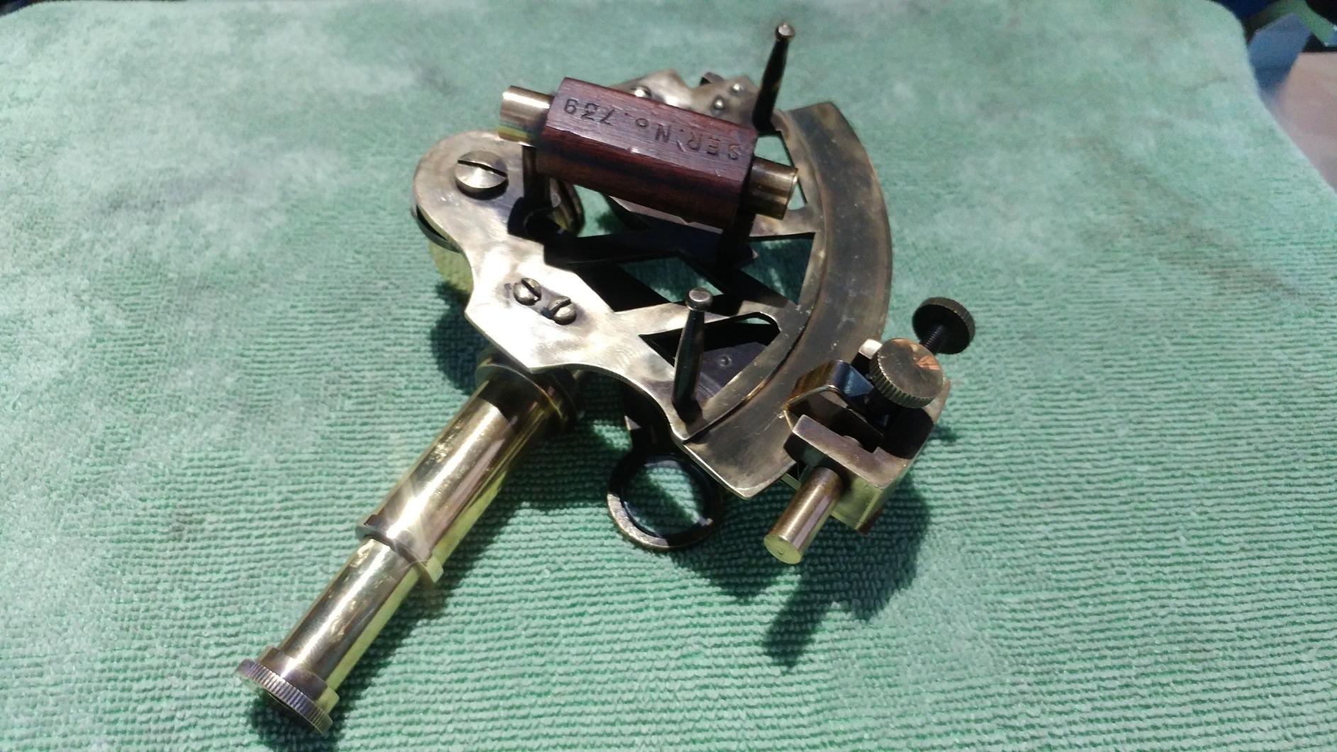 Antique Brass Nautical Sextant Maritime Astrolabe Marine for Office & Gifitng Item Rustic Vintage Home Decor Gifts customer photo 2