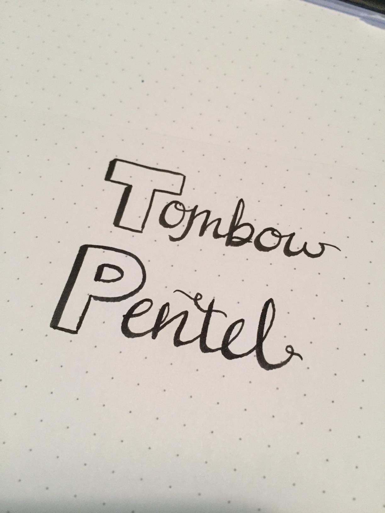 Tombow 62039 Fudenosuke Brush Pens, 3-Pack. Soft, Hard, and Twin Tip Markers for Calligraphy and Art Drawings customer photo 1