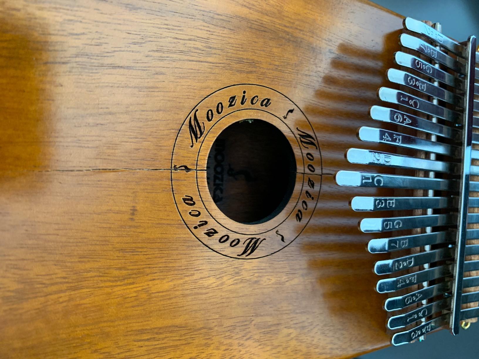 Moozica 17 Keys Kalimba Marimba, Solid Koa Wood Professional Thumb Piano Musical Instrument (Koa-K17K) customer photo 2