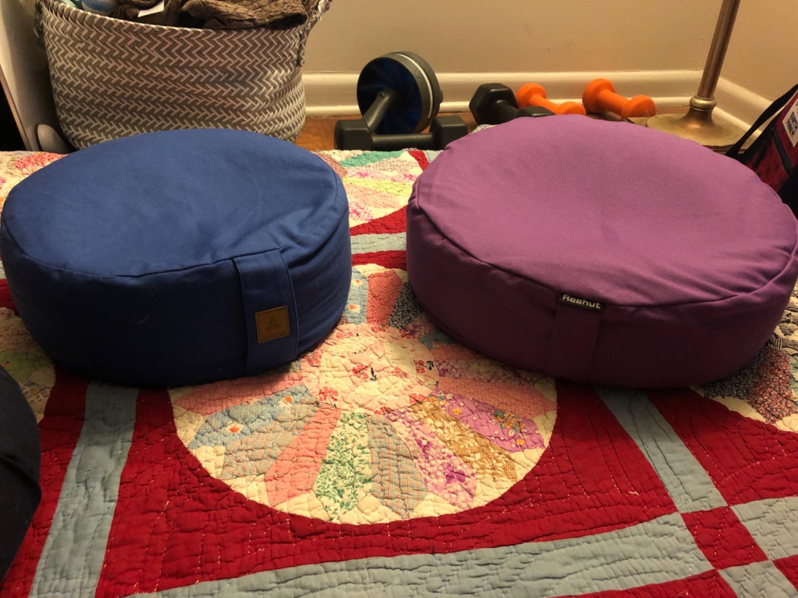 Zafu Buckwheat Meditation Cushion,D=13