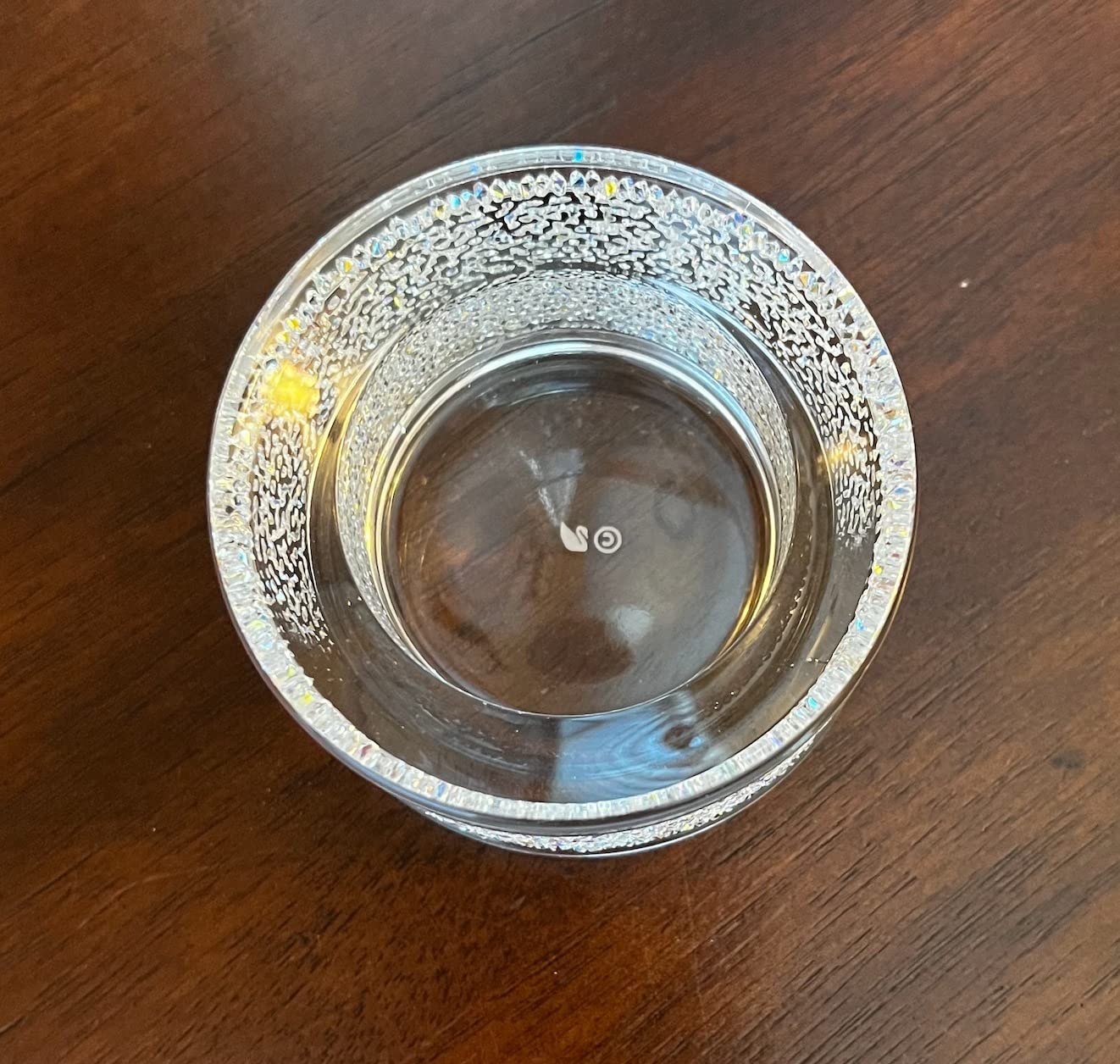 SWAROVSKI Shimmer Tea Light Holder, Candle Holder with Clear Swarovski Crystals Featuring an Aurora Borealis Effect Part of The Swarovski Shimmer Collection customer photo 1