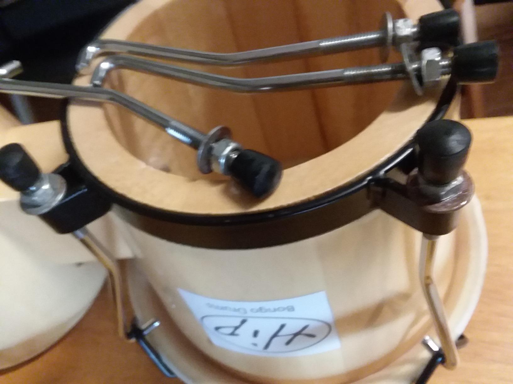 Bongo Drum Set 6 and 7 Inch for Adults & Beginners, Black customer photo 2