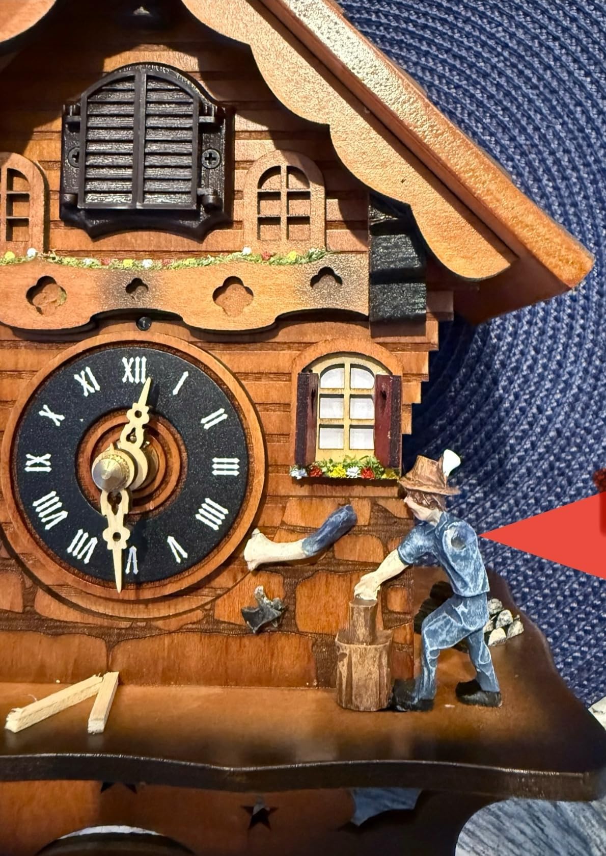 Kintrot Cuckoo Clock Traditional Black Forest Wooden Wall Clock customer photo 2
