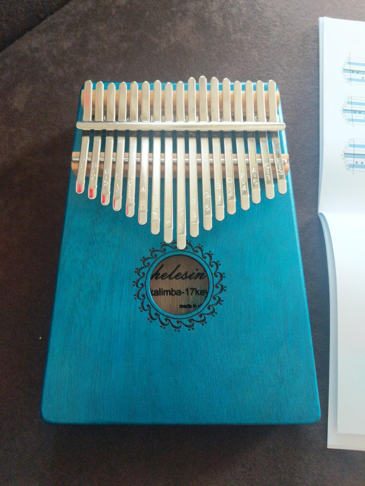 Kalimba Thumb Piano 17 Keys, Portable Mbira Finger Piano for Kids & Adults customer photo 1