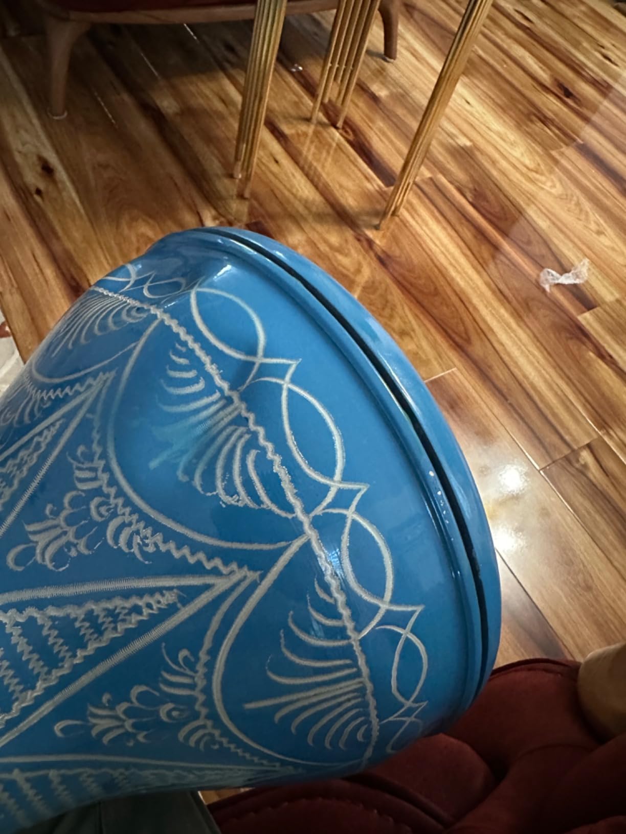 The 17'' Wave Zaza Percussion Egyptian Style Darbuka Doumbek (Black) customer photo 1