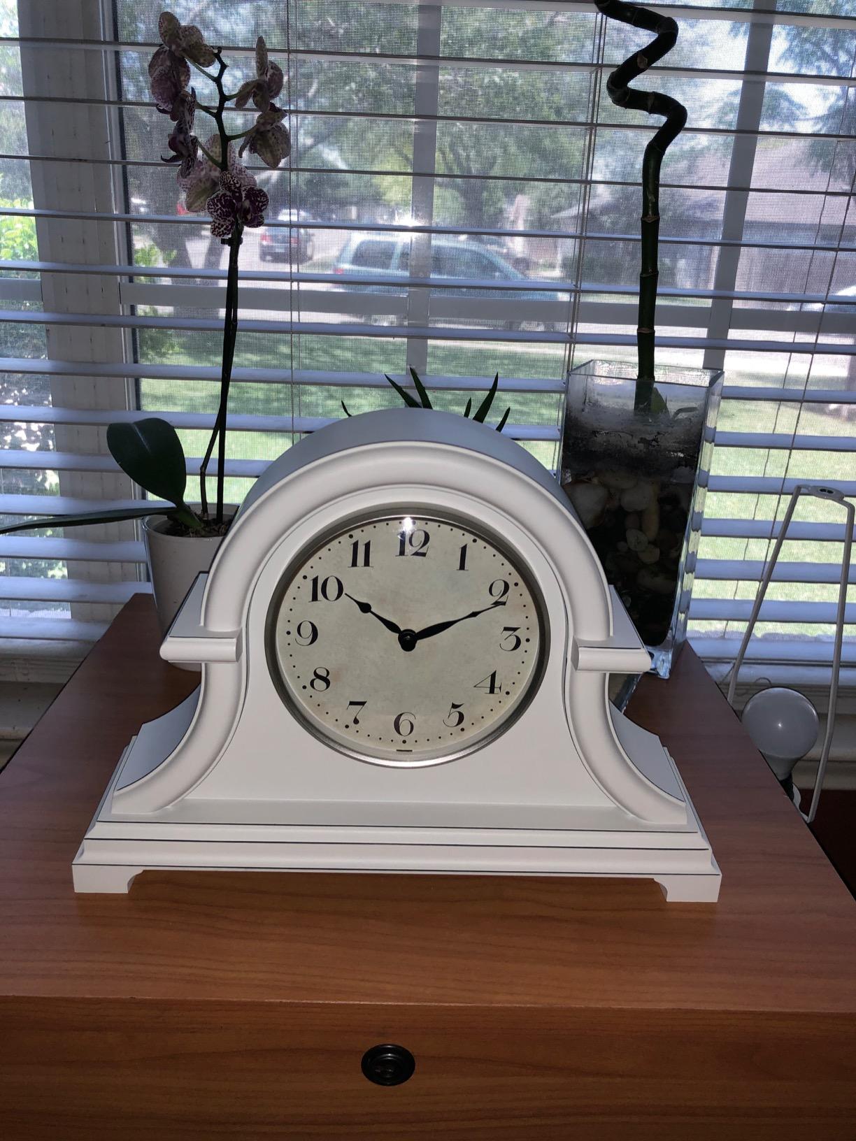Presentime Napoleon Mantel, Desk & Shelf Clock, Vintage customer photo 2