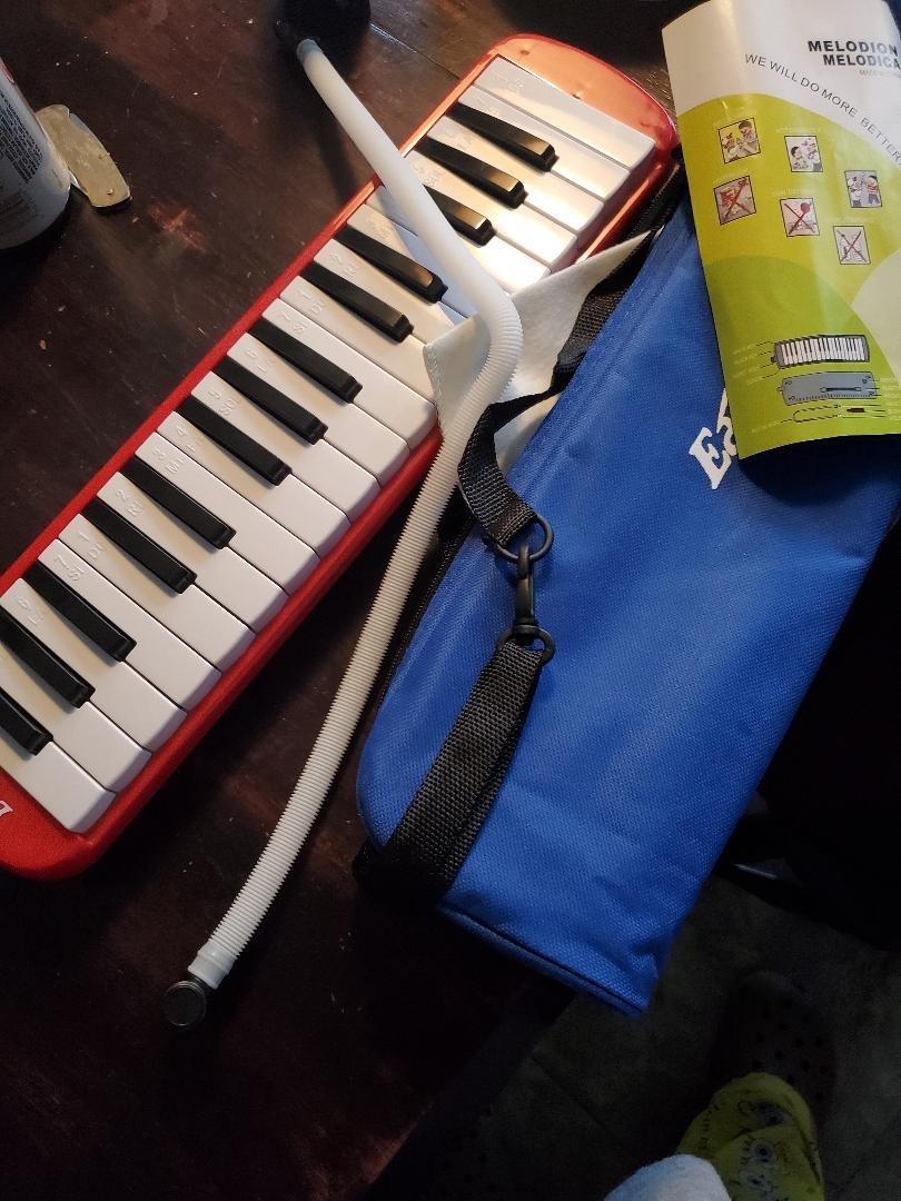 East Top 32-Key Melodica Piano Keyboard set with Case for Beginners Blue customer photo 1