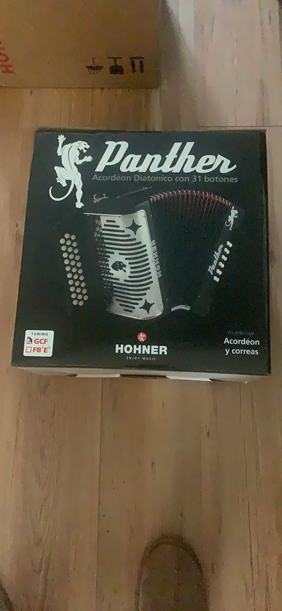 Hohner Accordions 1304-RED 48 Bass Entry Level Piano Accordion Bundle with Hohner Bag, Strap, Mini Harmonica, Juliet Music Polish Cloth & Piano Key Stickers customer photo 1