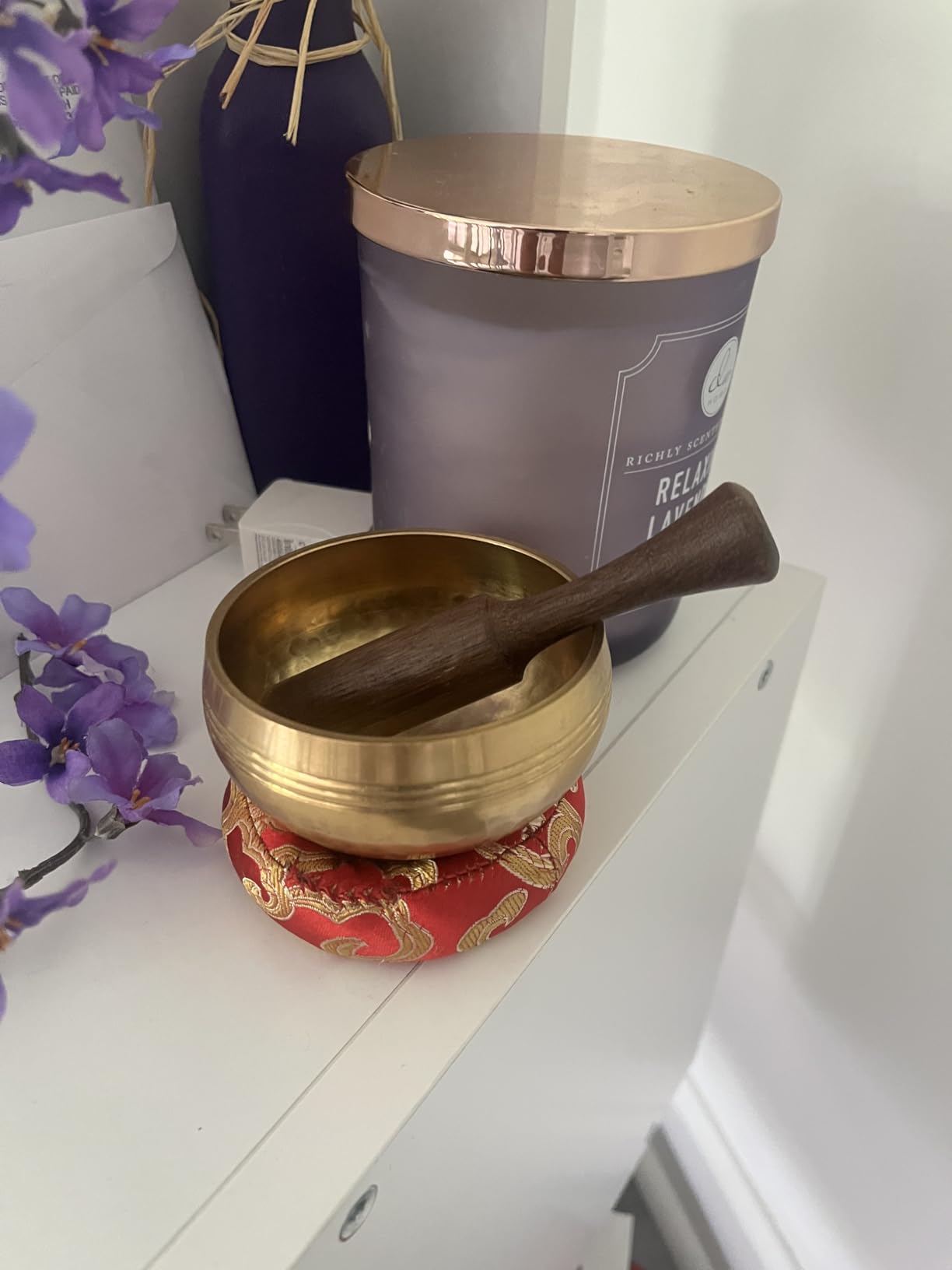 HIMALAYAN HEALING® Tibetan Singing Bowls Set~ Meditation Sound Bowl hand Hammered in Nepal For Yoga, Meditation, Mindfulness, Healing & Chakra balancing~ customer photo 2